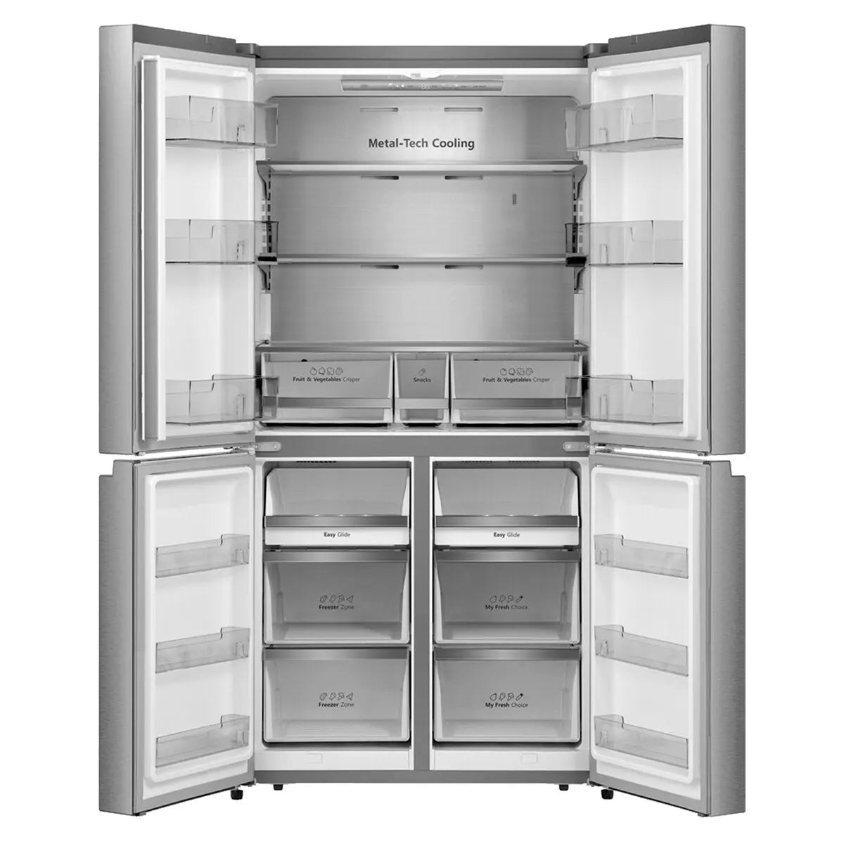 Carton Damage Hisense 609L French Door Fridge Stainless Steel HRCD610TS | ALEXANDRIA