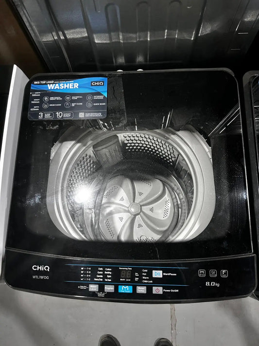 Factory Second – Chiq 8 kg Top Load Washer | ADELAIDE