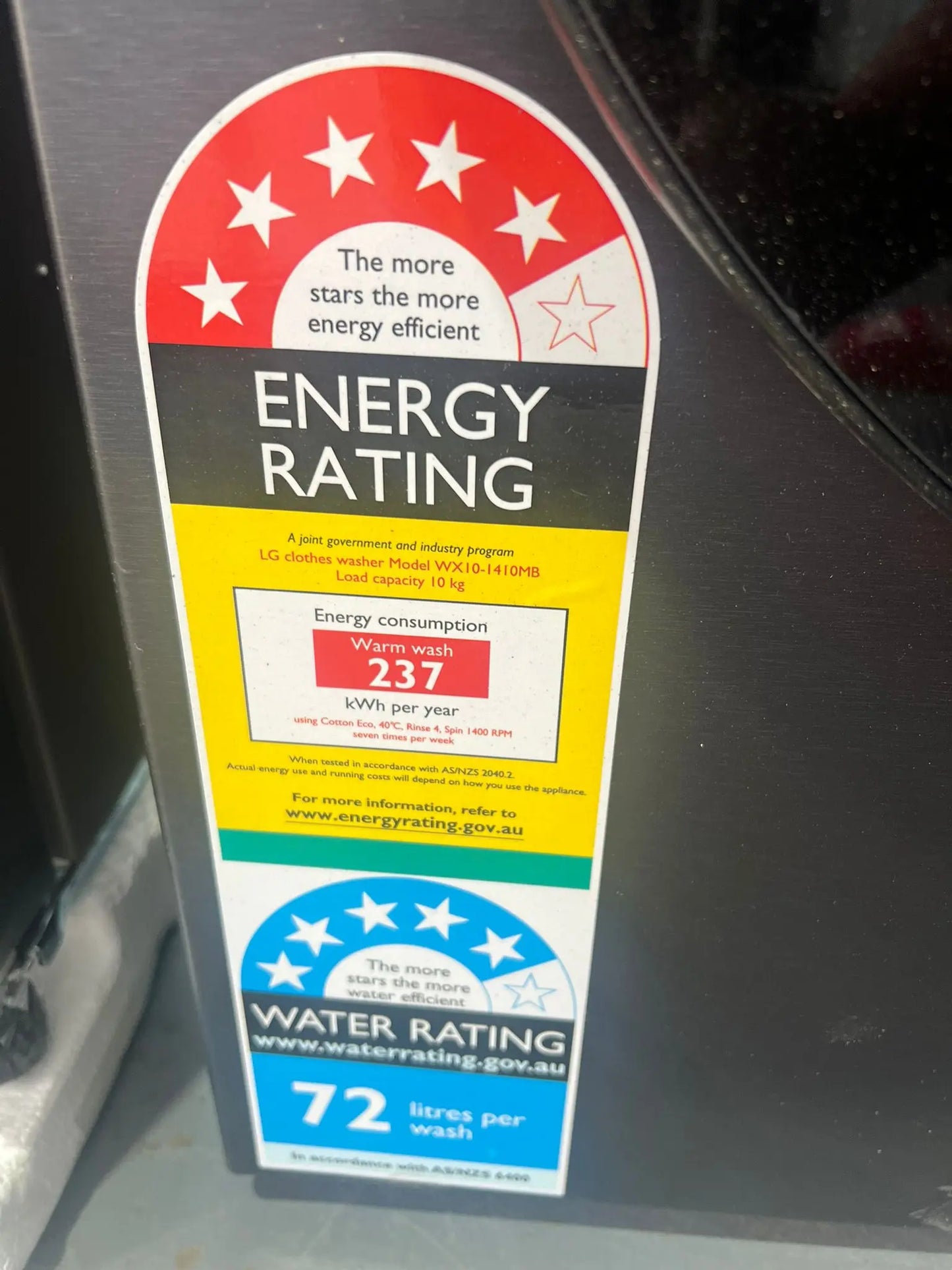 Factory Second – LG 10 kg Series 10 Front Load Washer with ezDispense (WX10-1410MB) | ADELAIDE