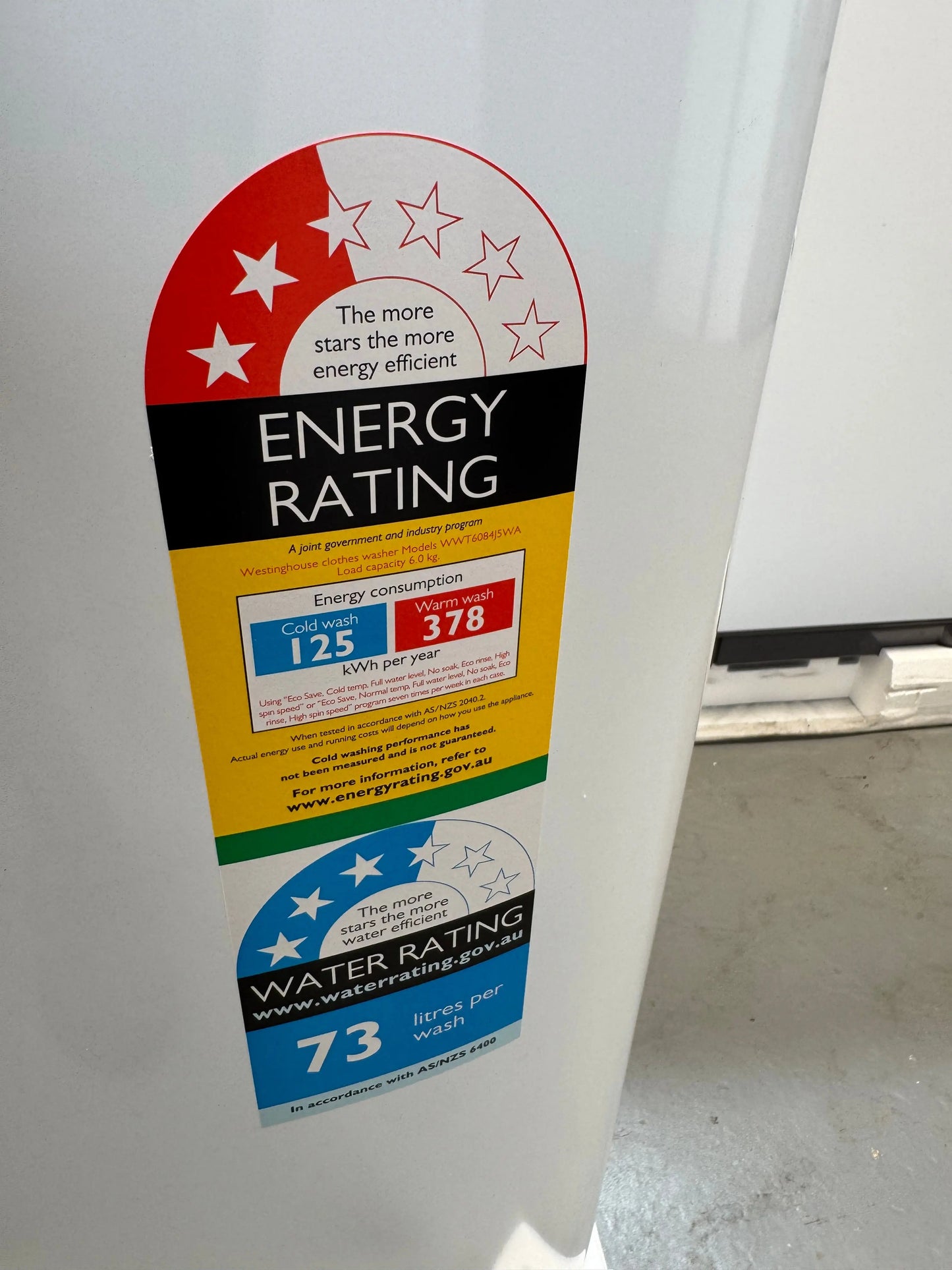 Factory Seconds Westinghouse 6kg EasyCare Top Load Washing Machine WWT6084J5WA | SYDNEY