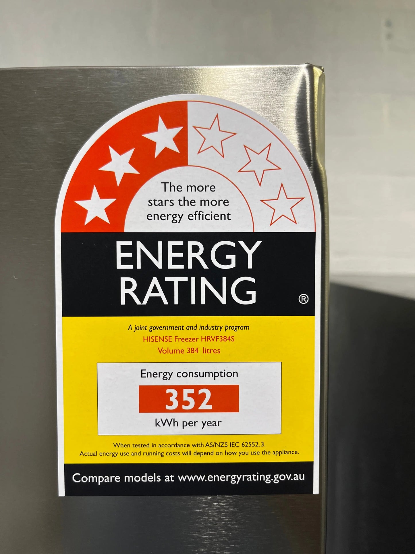 Factory second Hisense 384L upright freezer | ALEXANDRIA