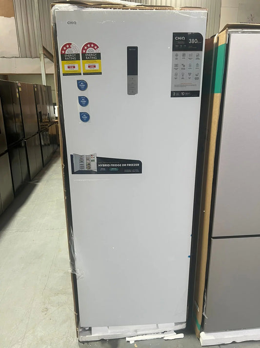 Factory seconds Chiq 380 Litres Fridge Freezer | Lucky white goods