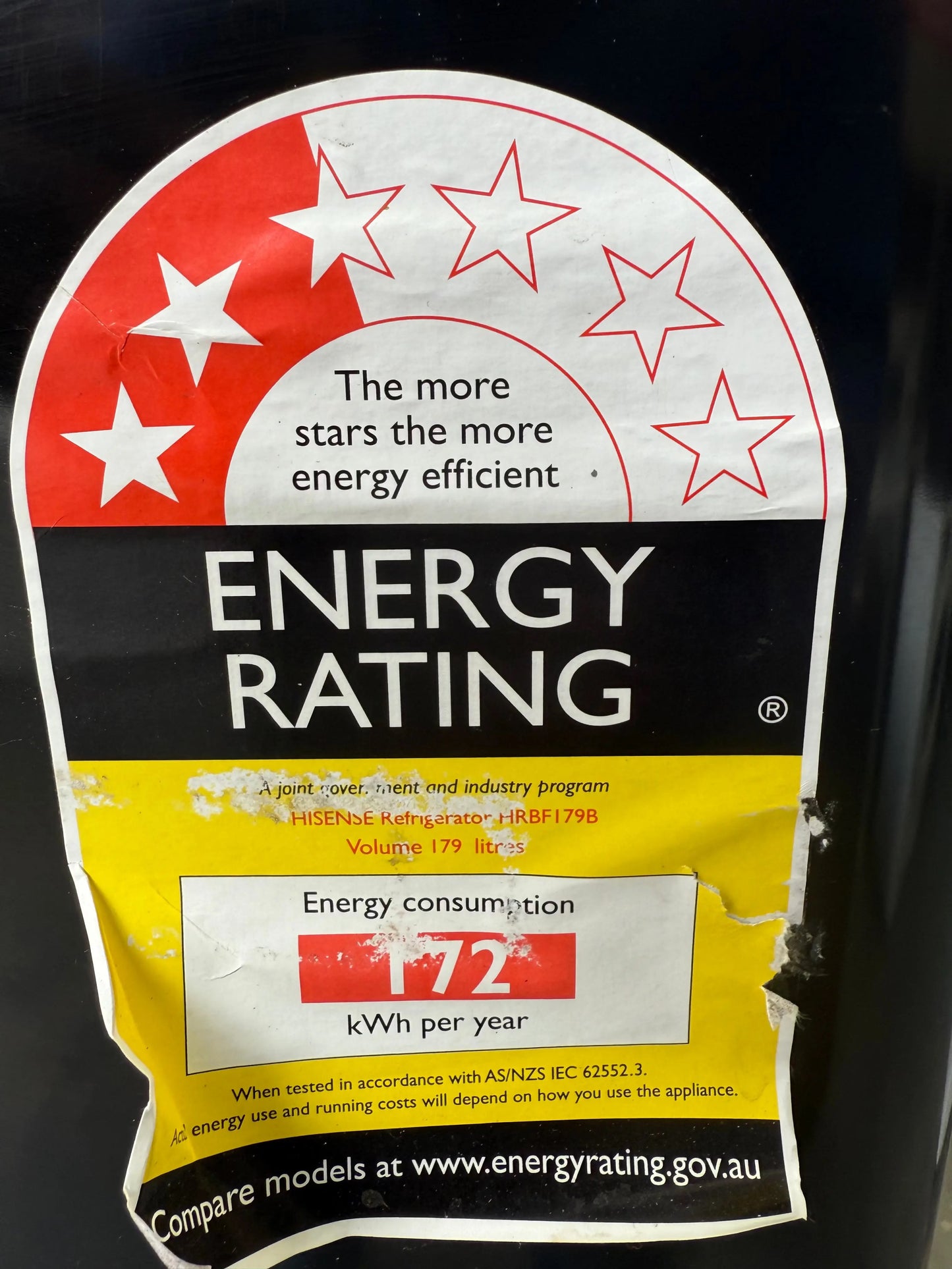 Hisense 179L Bar Fridge – Factory Seconds | HRBF179B | MELBOURNE