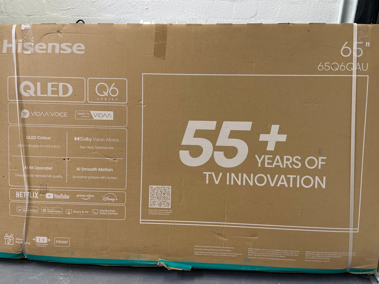 Hisense 417L Brand New fridge freezer. Hisense 65inch Refurbished Tv. Hisense 10kgs washing machine and Hisense 20L microwave | ALEXANDRIA