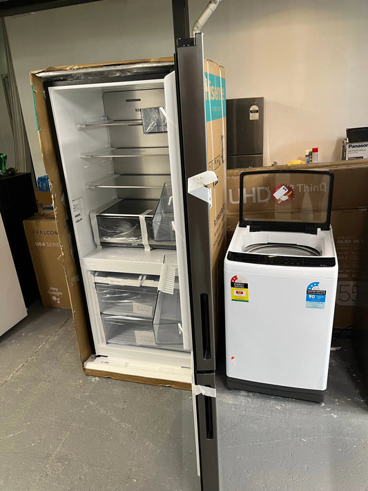 Hisense 503 ltr bottom mount fridge freezer And TCL 8 kg top loader | ALEXANDRIA