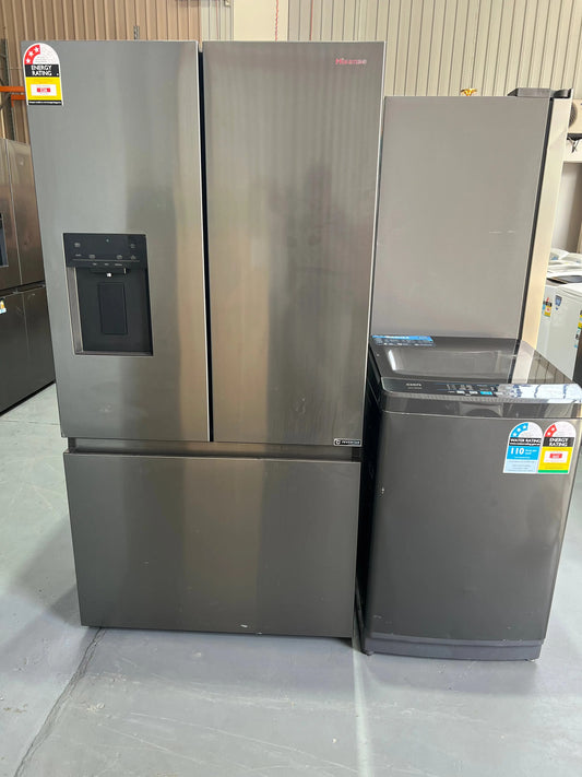 Hisense 634 Litres Fridge Freezer and Chiq 8 Kgs Washing Machine | ADELAIDE