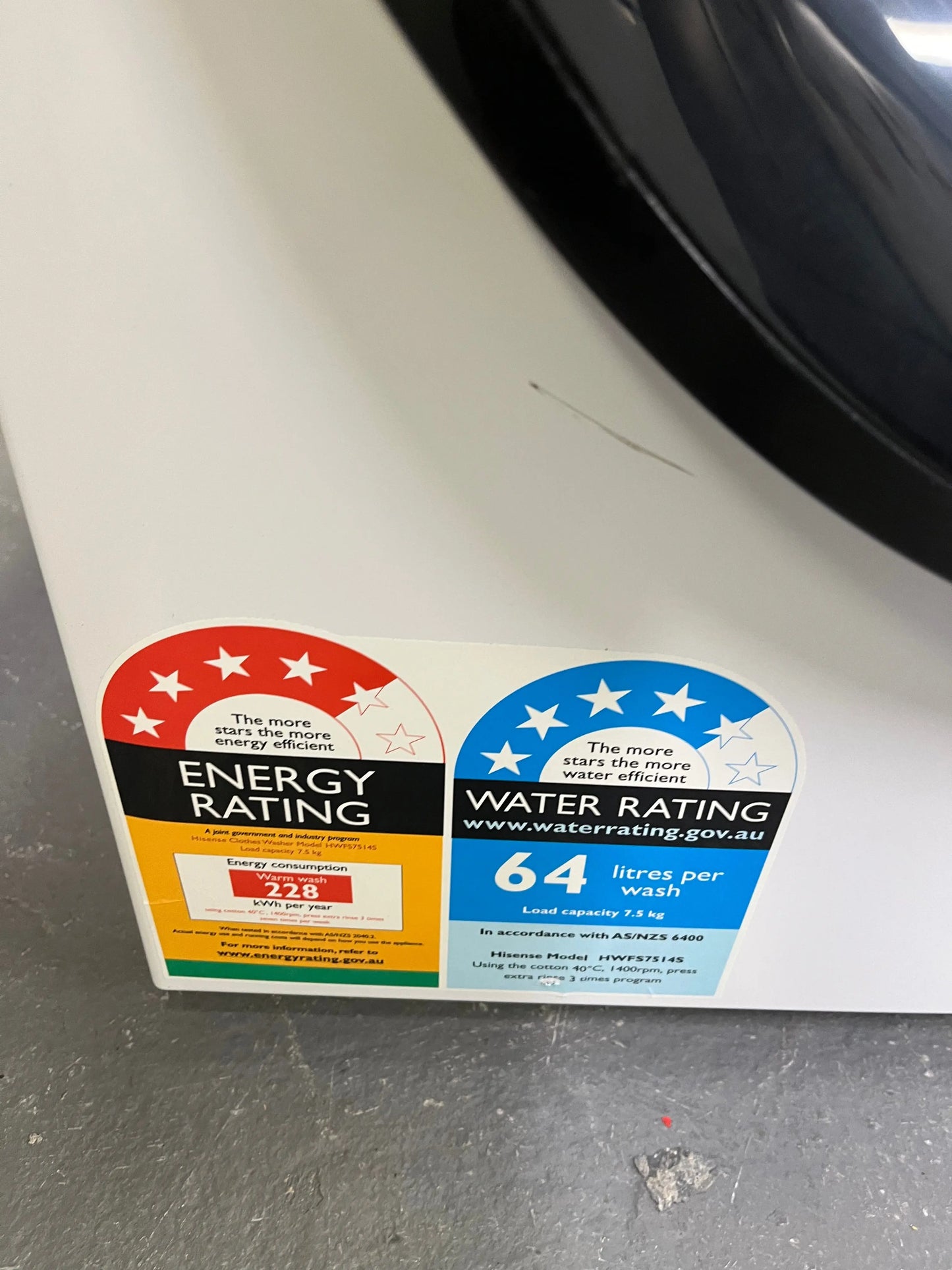 Hisense 7.5 kg front loader washer | ALEXANDRIA