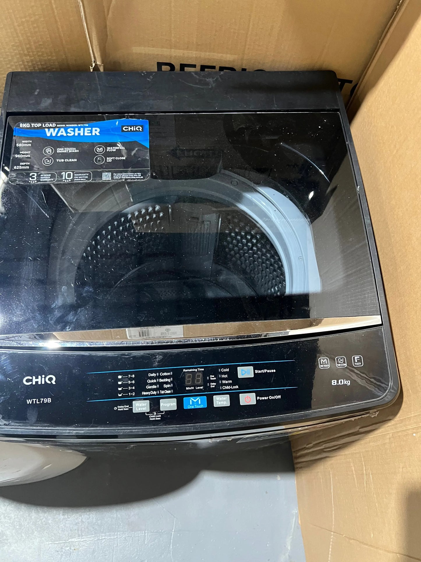 Near new Chiq 8 Kgs Washing Machine | ADELAIDE