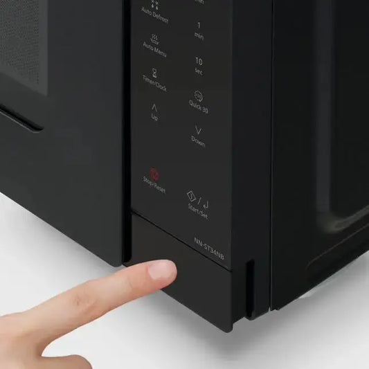 Panasonic 25L Compact Solo Microwave Oven NN-ST34NB,900W Push open | ALEXANDRIA