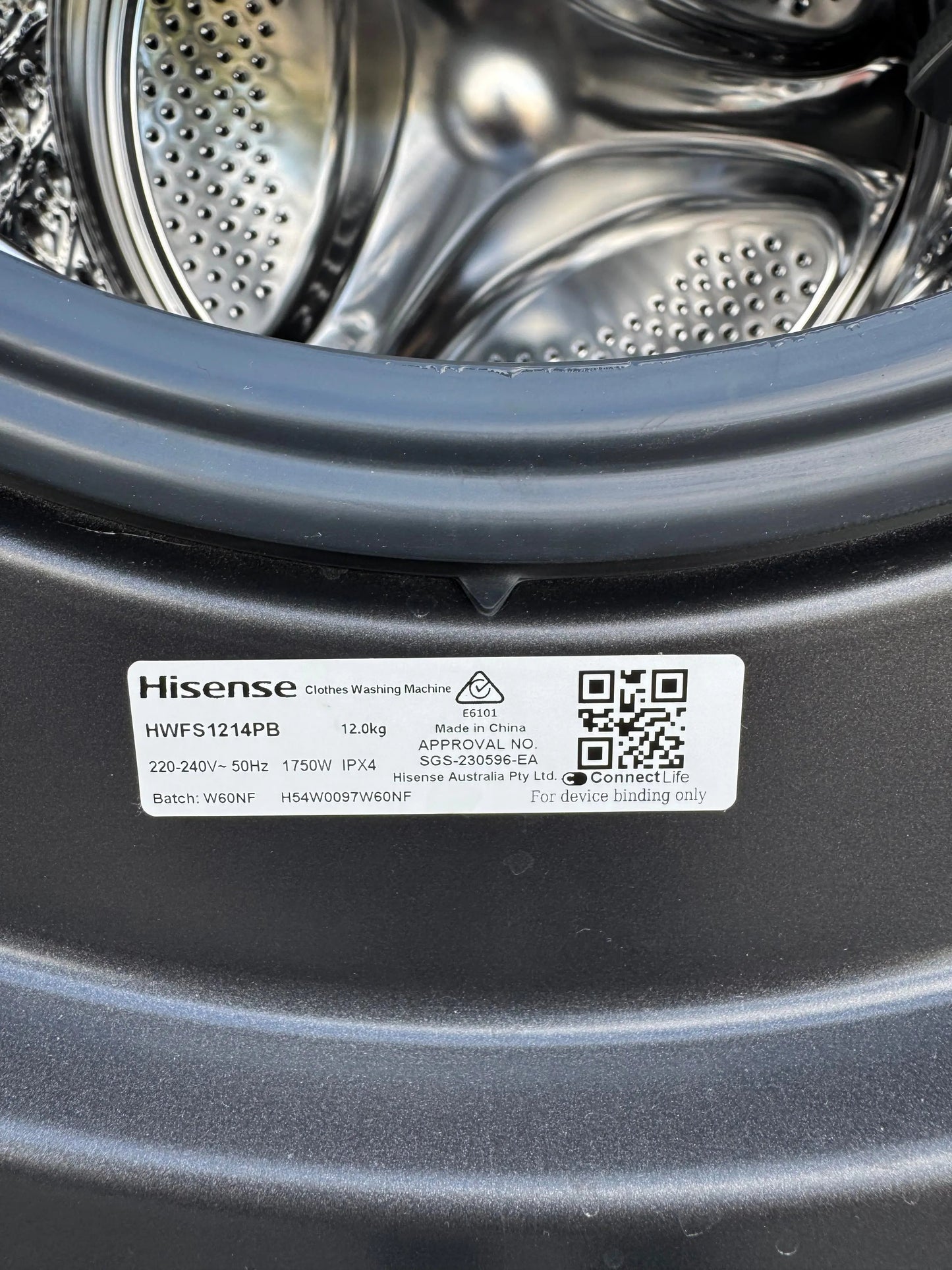 Refurbished Hisense 12kg washing machine | PERTH