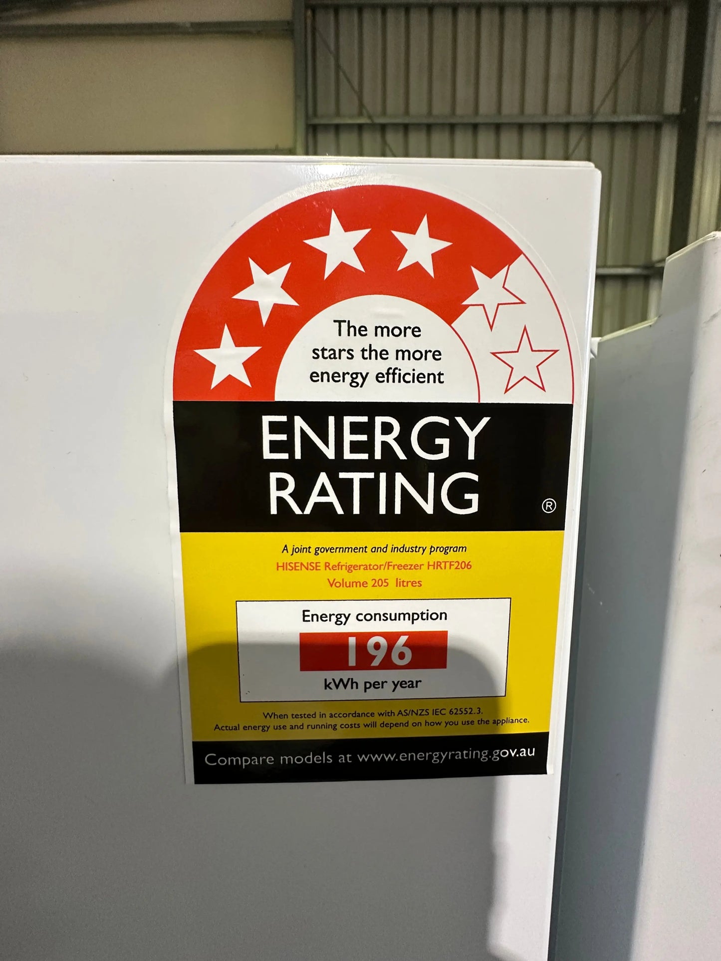 Refurbished Hisense 205L Fridge Freezer | BRISBANE