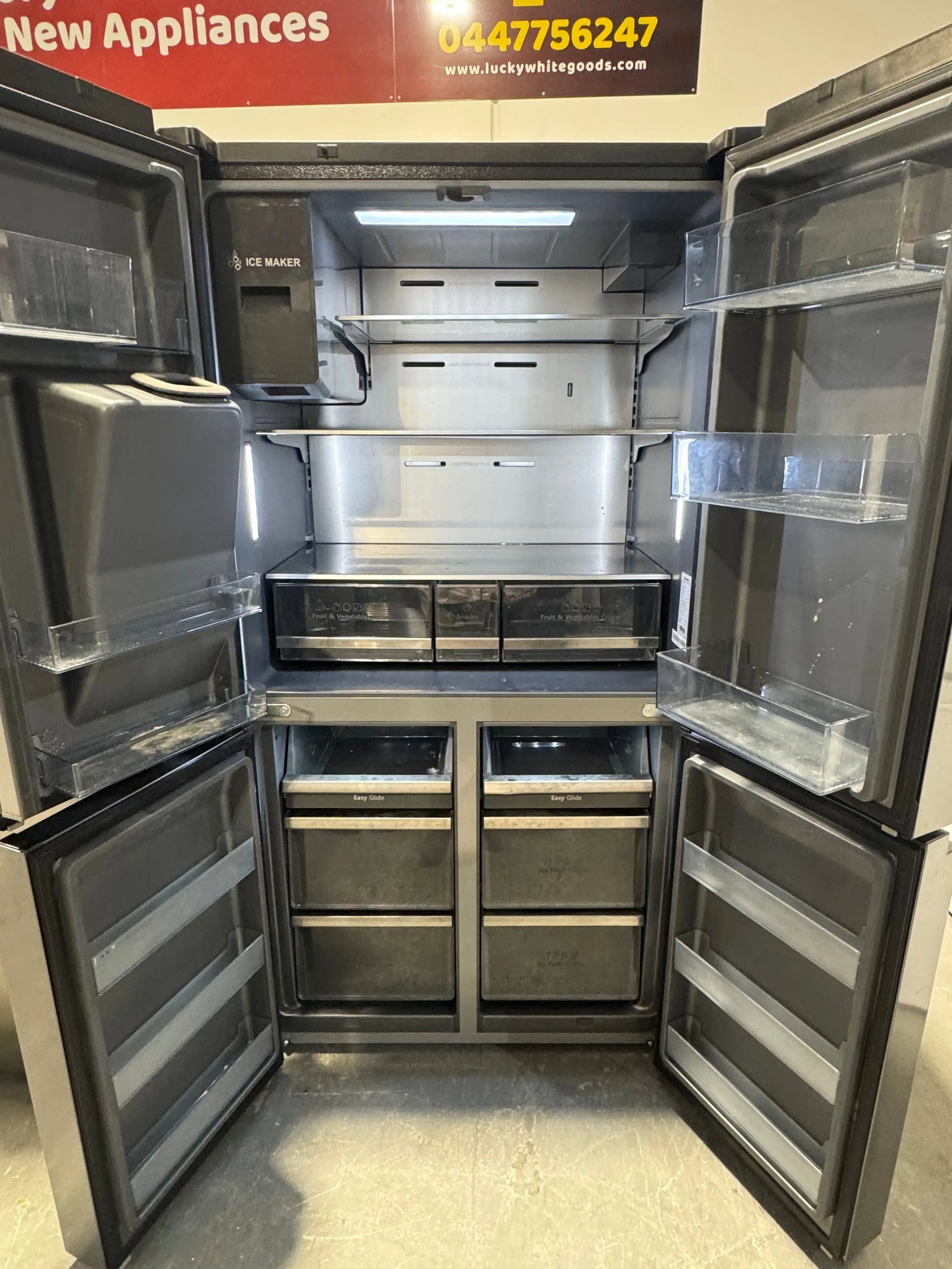Refurbished Hisense 585 litres fridge freezer | PERTH