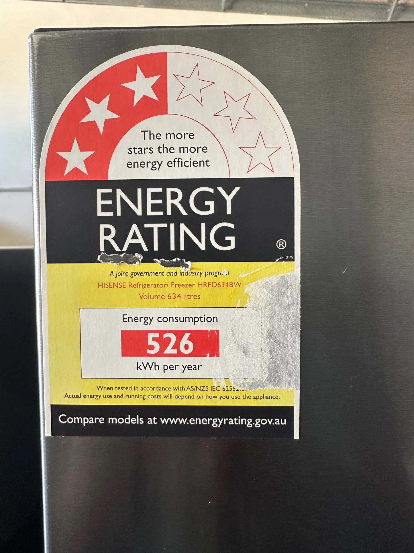 Refurbished Hisense 634L fridge freezer | BRISBANE