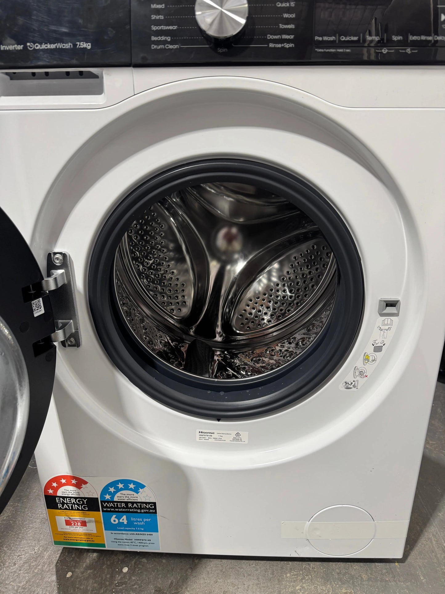 Refurbished Hisense 7.5kgs washing machine | PERTH