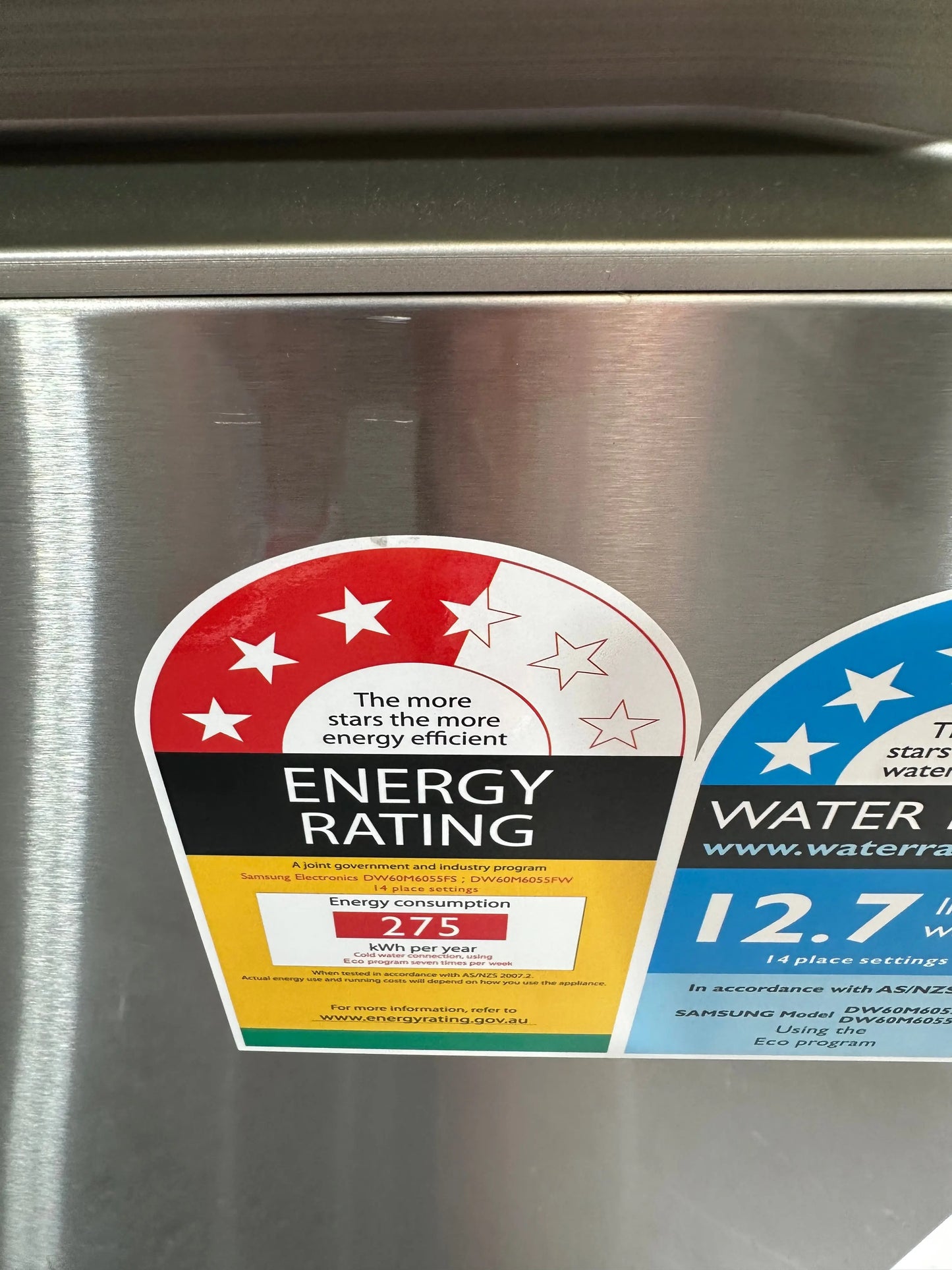 Samsung 14 place Dishwasher model no -Dw60m6055fs | SYDNEY