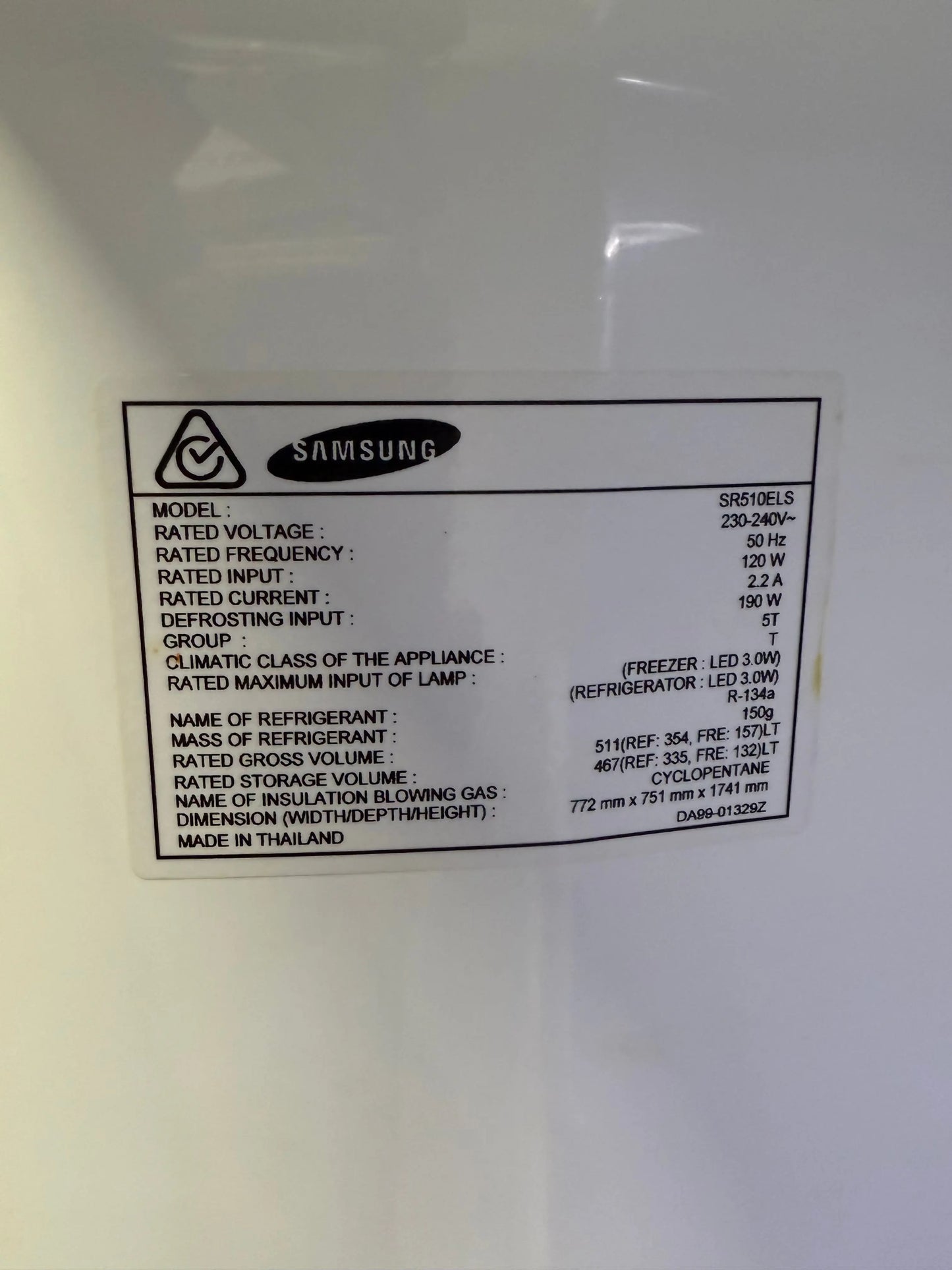 Samsung 510L Bottom Mount Fridge – Refurbished | SR510ELS | MELBOURNE
