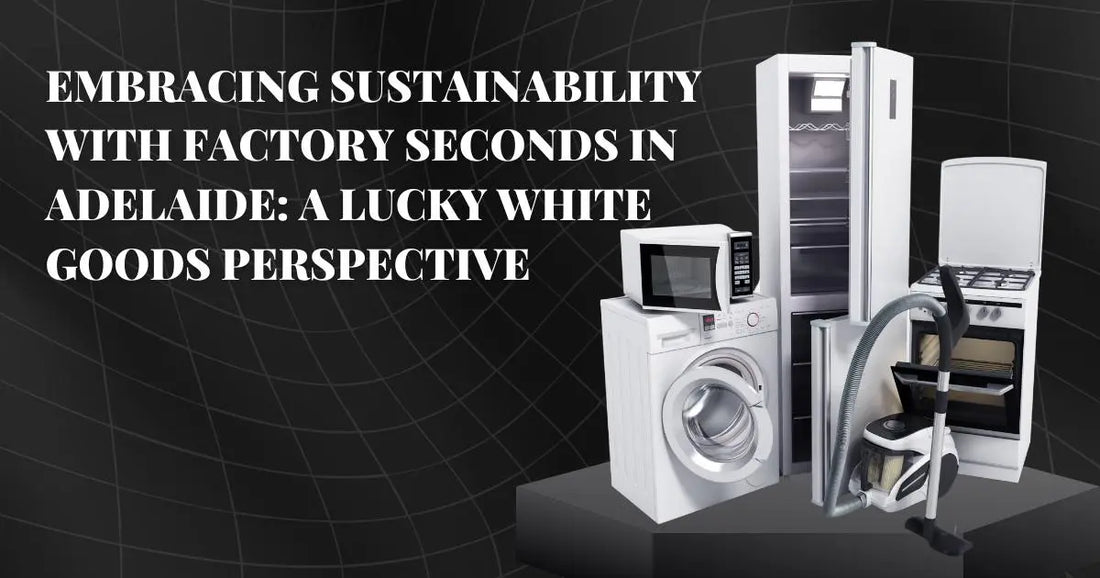 Embracing Sustainability with factory seconds in Adelaide: A Lucky White Goods Perspective | Lucky white goods