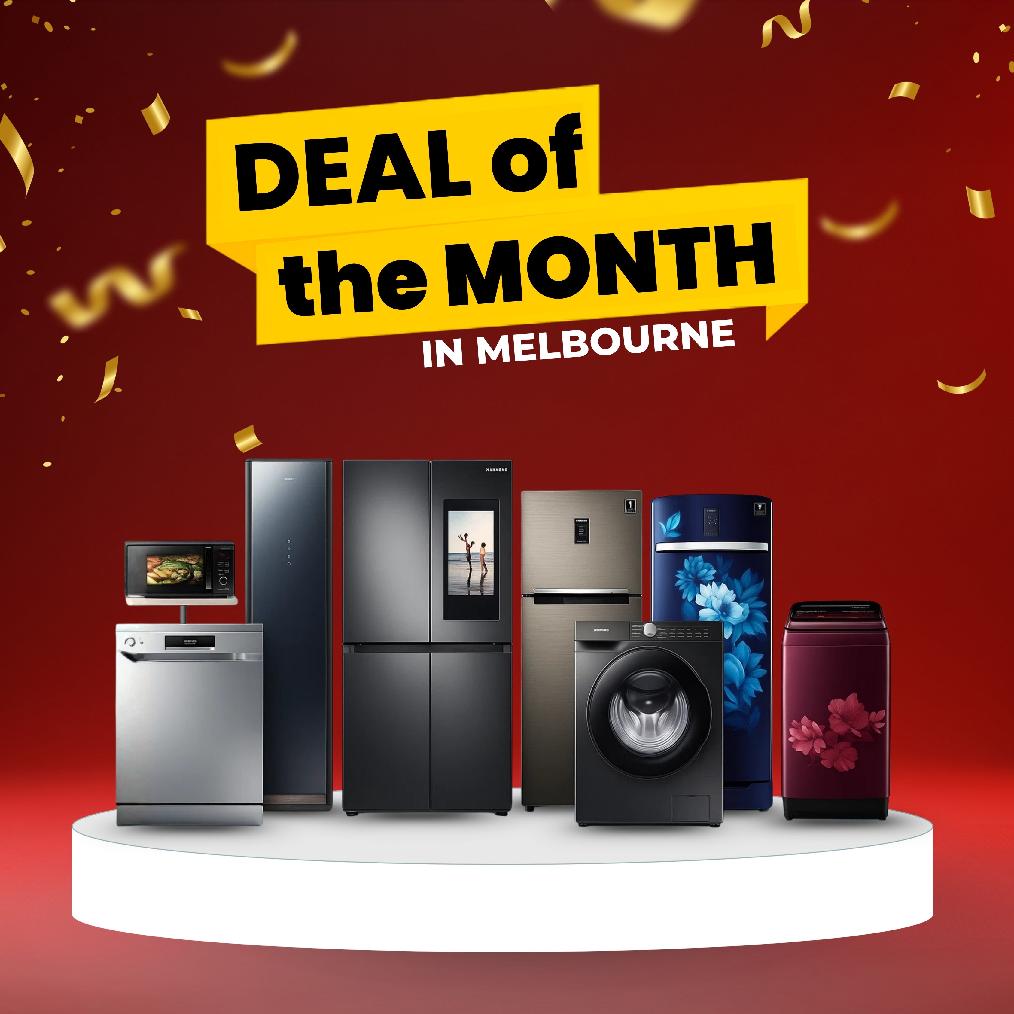 Home-Appliances-Deal-of-the-Month-in-Melbourne | Lucky white goods