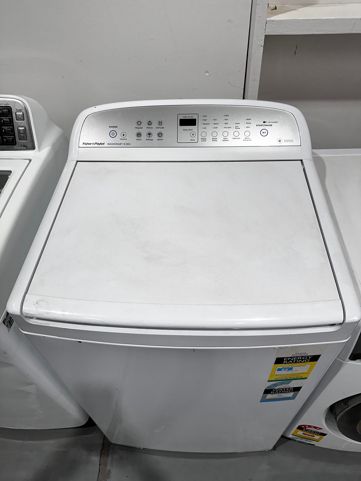 Refurbished Fisher & Paykel 8.5kg Top Load Washer WA8560GI | ADELAIDE