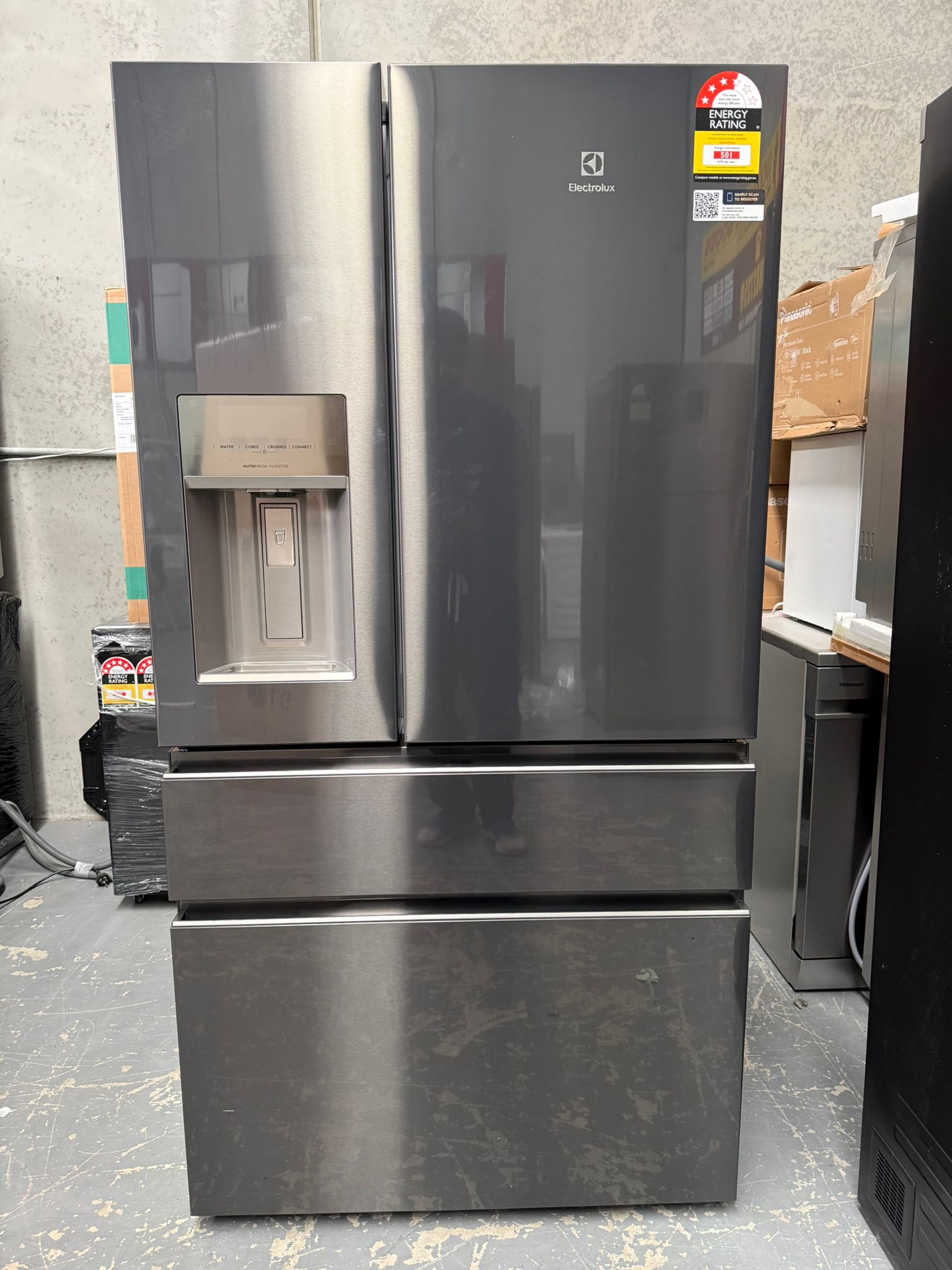 Electrolux 609L French Door Refrigerator – EHE6899BA – Like New | MELBOURNE