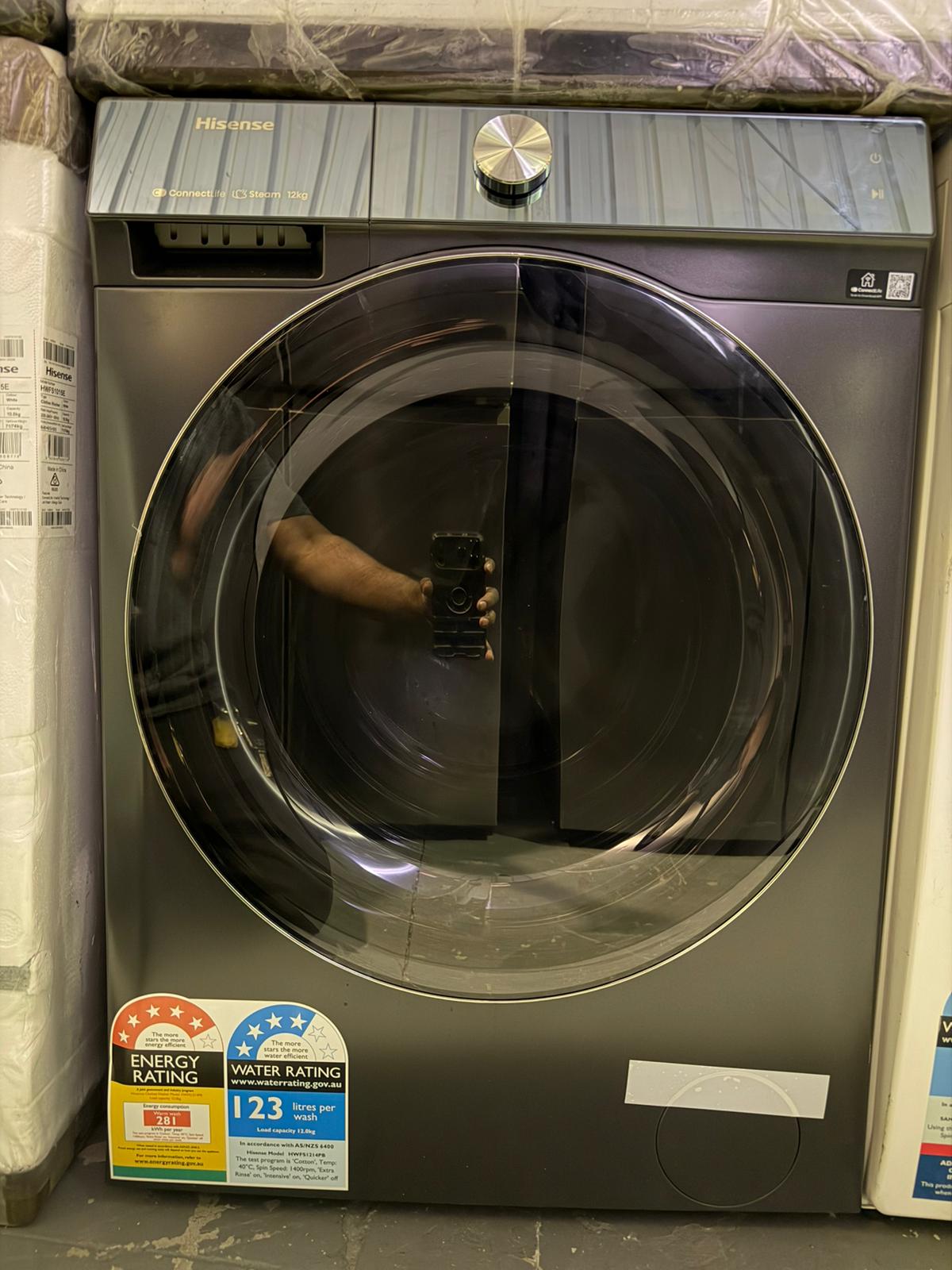 Hisense Front Load Clothes Washer HWFS1214PB 12kg – Refurbished