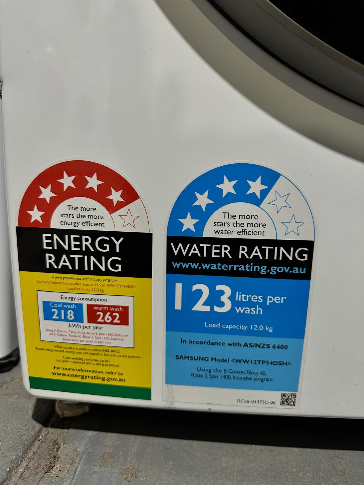 Refurbished Samsung 12kg Front Load Washer | ADELAIDE