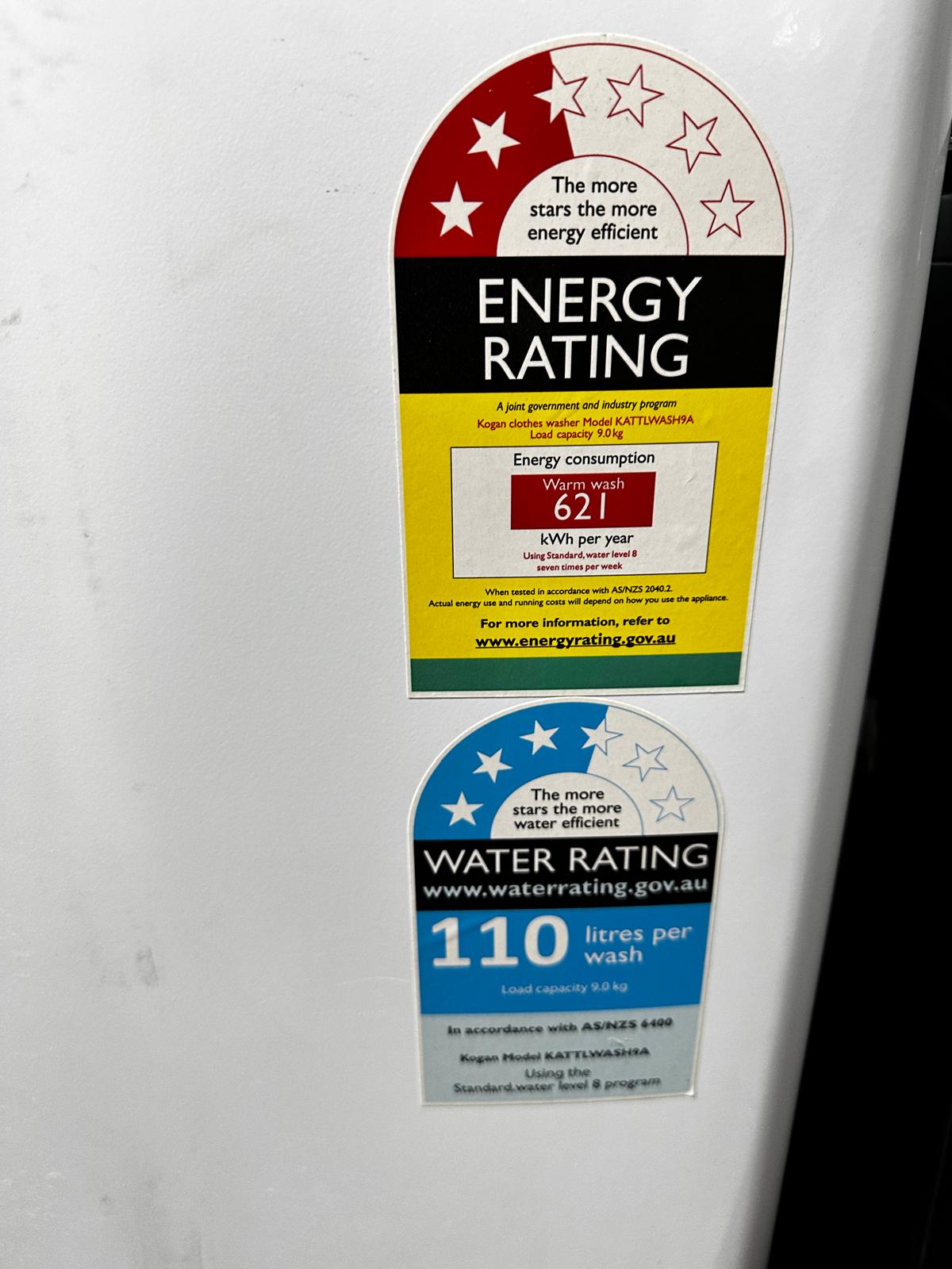 Refurbished Kogan 9kg Top Load Washer KATTLWASH9A | ADELAIDE