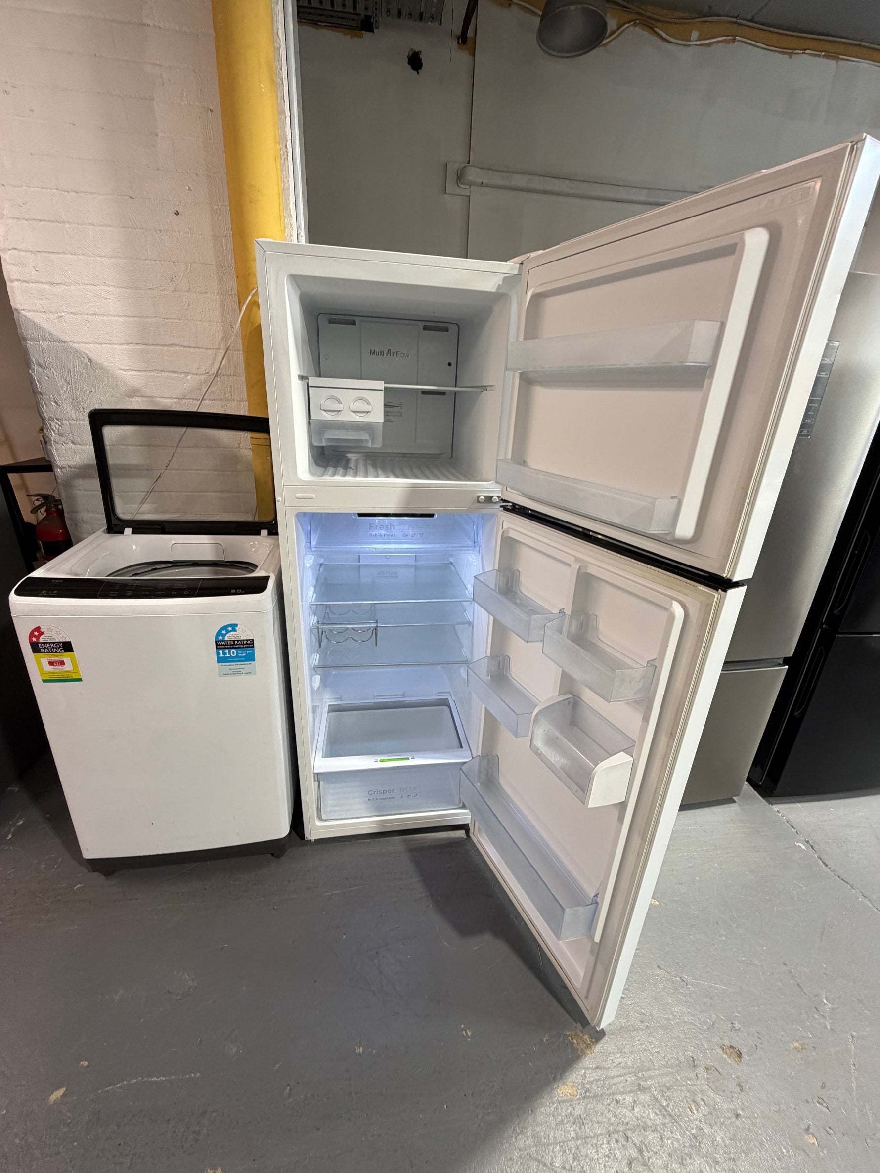 Refurbished combo Chiq 348 ltr Top mount fridge freezer & TCL 8 kg Top loader washer | ALEXANDRIA