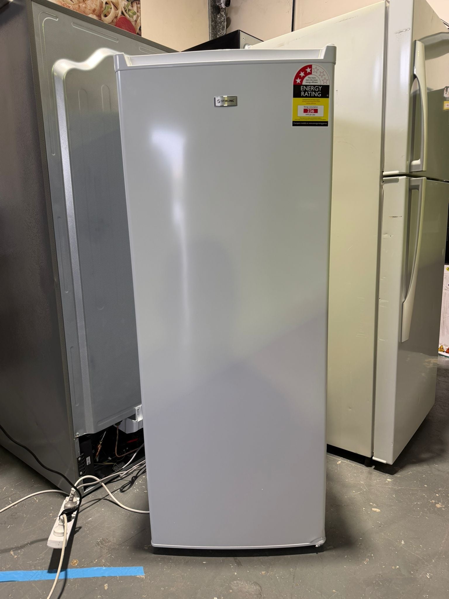 Factory Second Stirling 168 L Upright Freezer – Compact & Efficient | BRISBANE