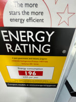 Factory second Hisense 205 ltr top mount fridge freezer Model no -Hrtf206