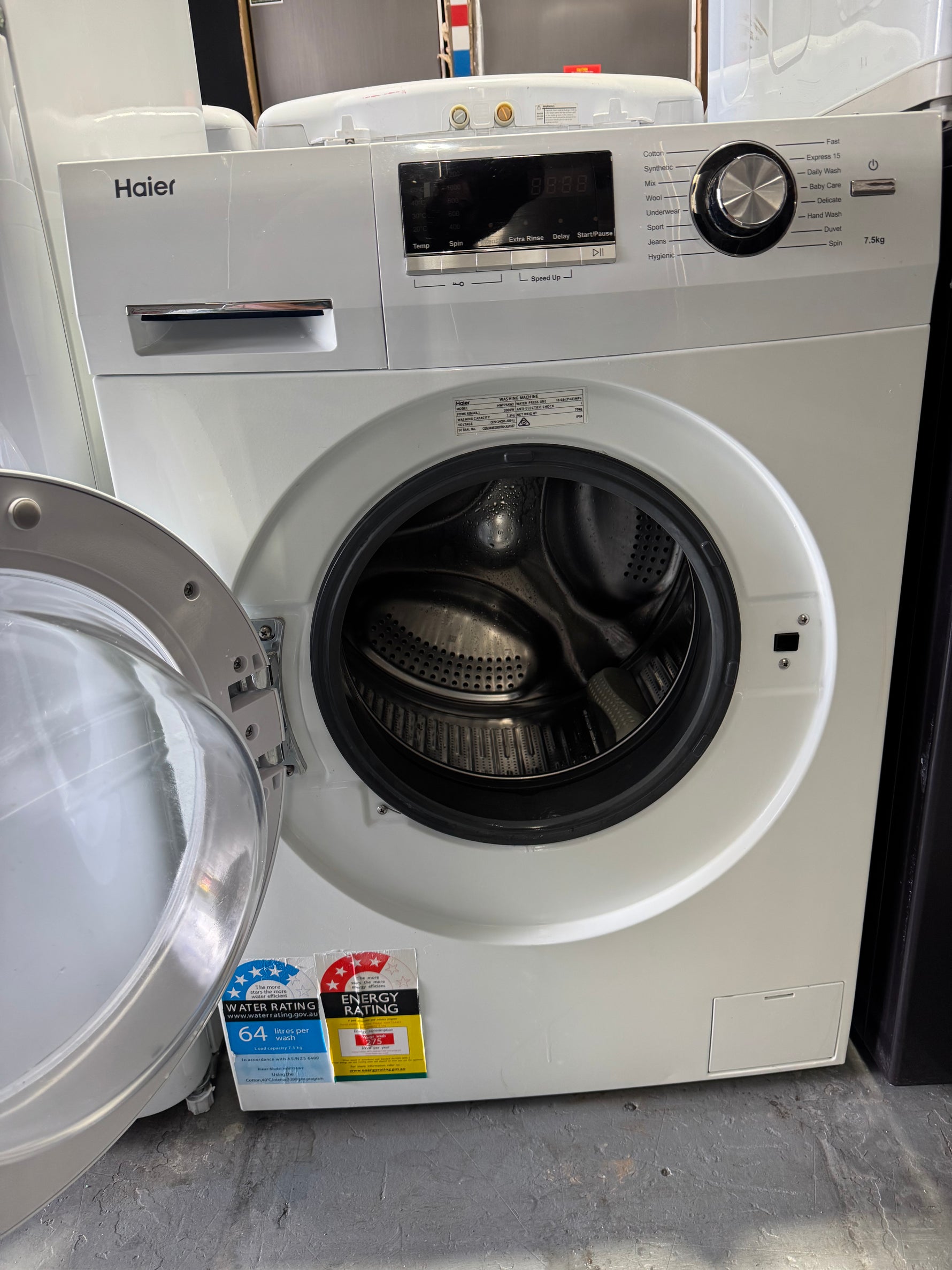 Refurbished Haier 8kg washing machine