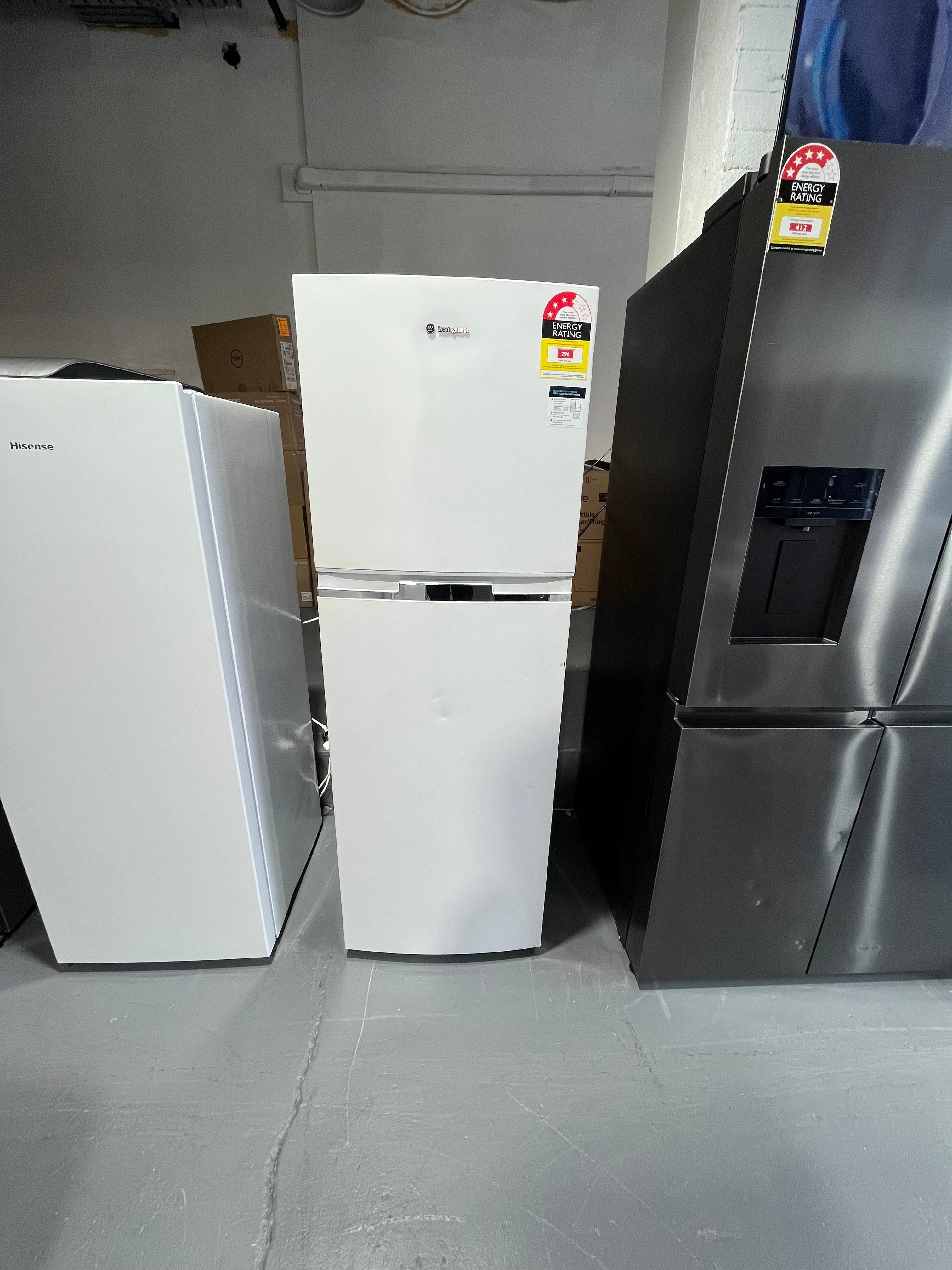 Refurbished Westinghouse 275L Top Mount Fridge Freezer WTB2800 – White | ALEXANDRIA