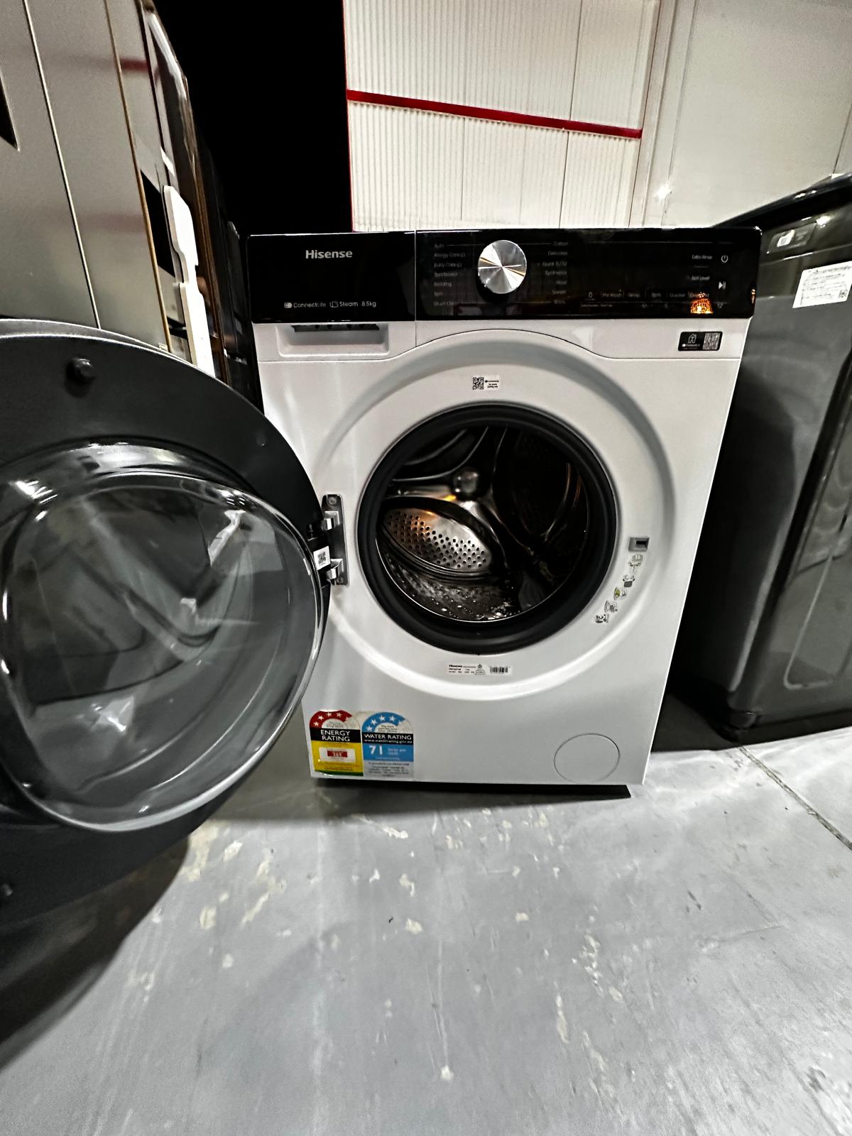 Refurbished – Hisense HWFS8514E 8.5KG Front Load Washing Machine | ADELAIDE