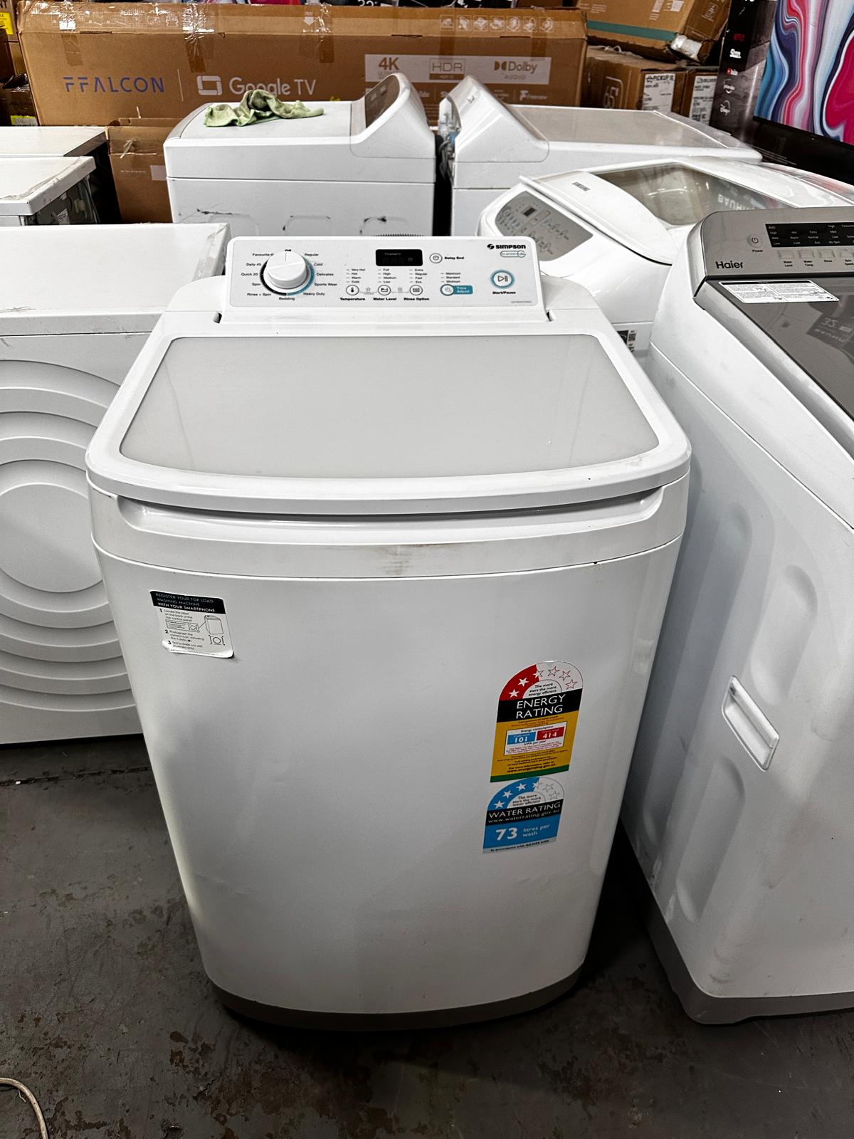 Refurbished Simpson 6kg Top Load Washer SWT6055TMWA | ADELAIDE