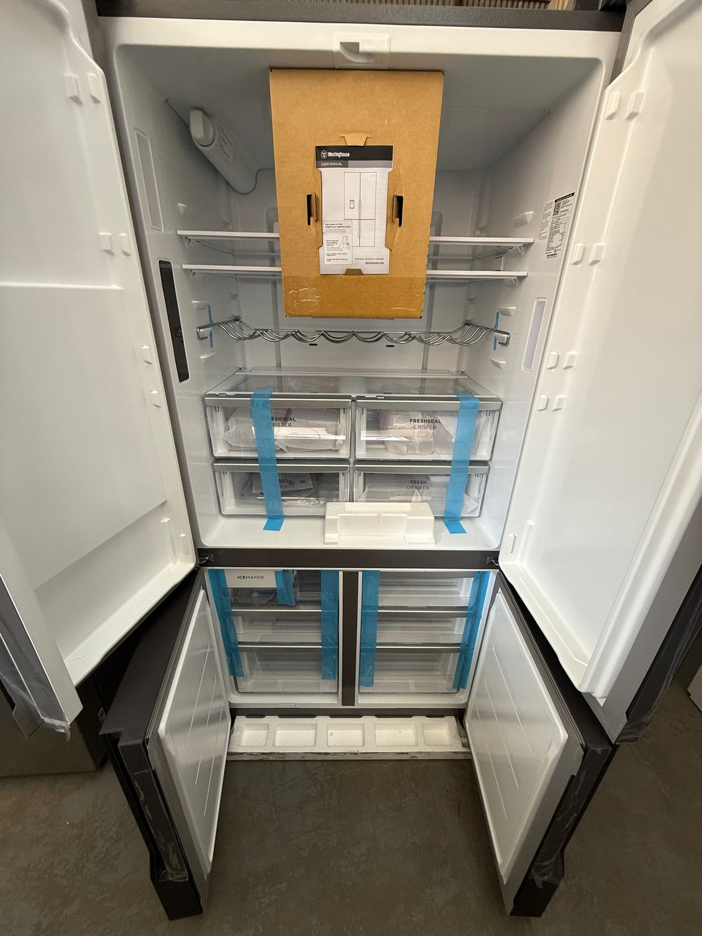 Factory Second Westinghouse 634 L French Door Fridge Freezer | ADELAIDE