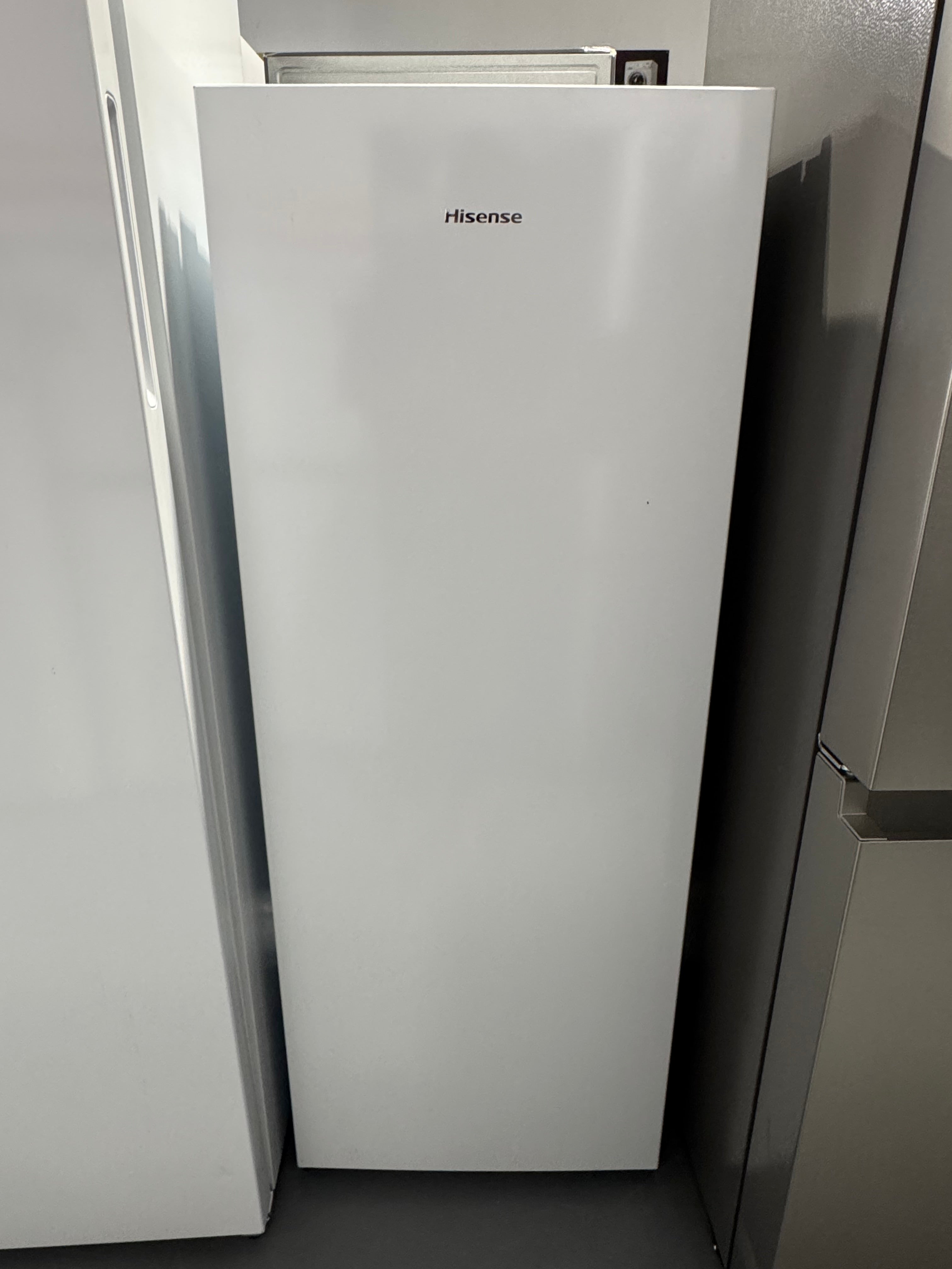Refurbished Hisense 155 litres upright freezer