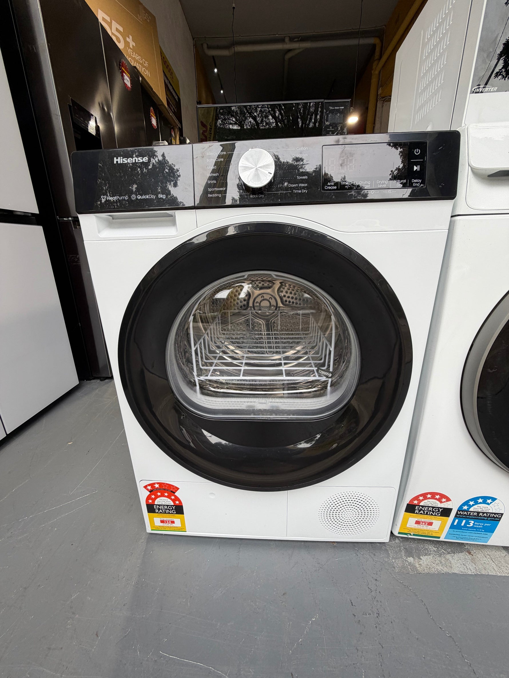 Refurbished Hisense 8 kg heat pump dryer | ALEXANDRIA