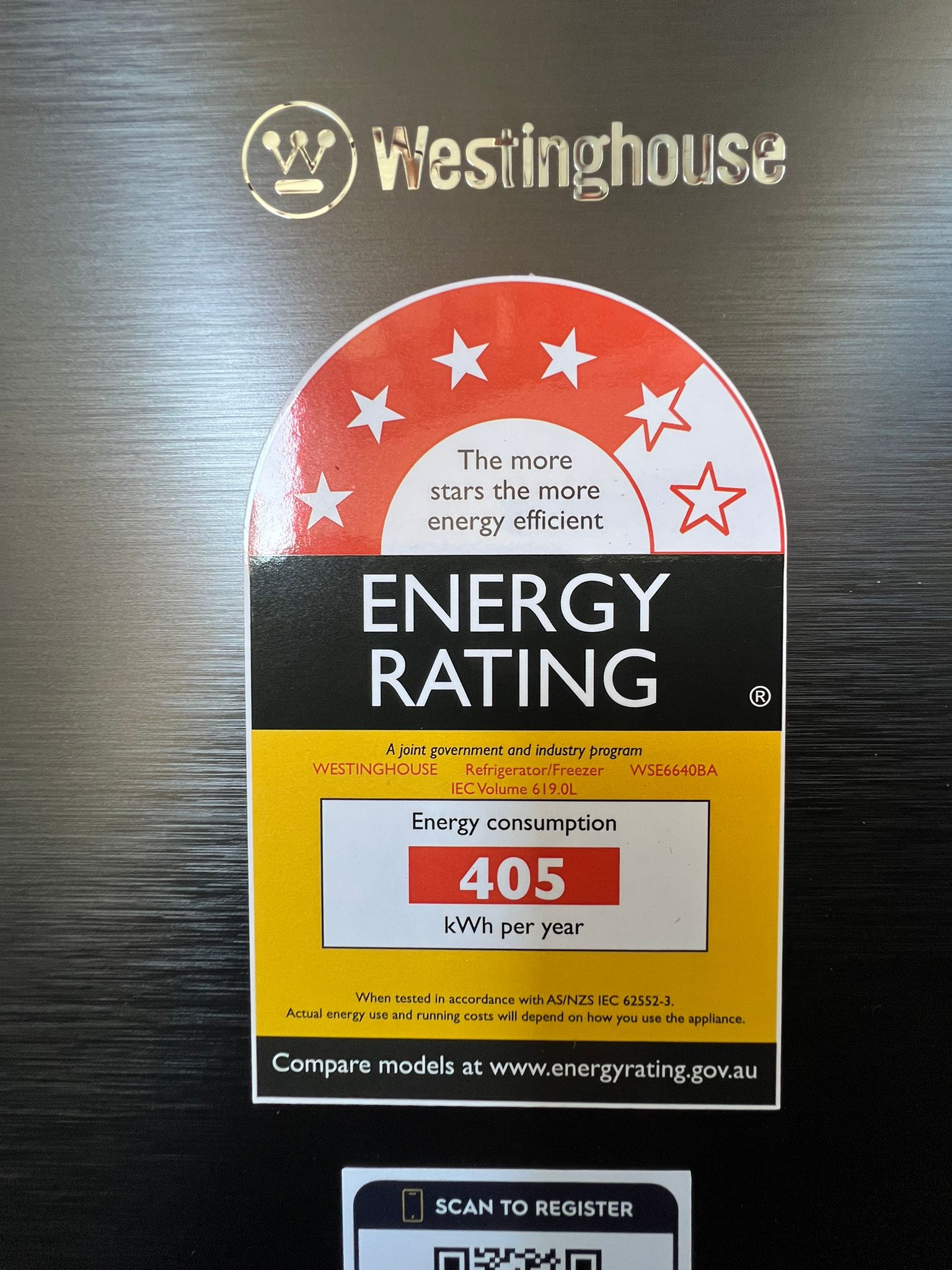 Factory Second Westinghouse 619 L Side by Side Fridge Freezer | ADELAIDE