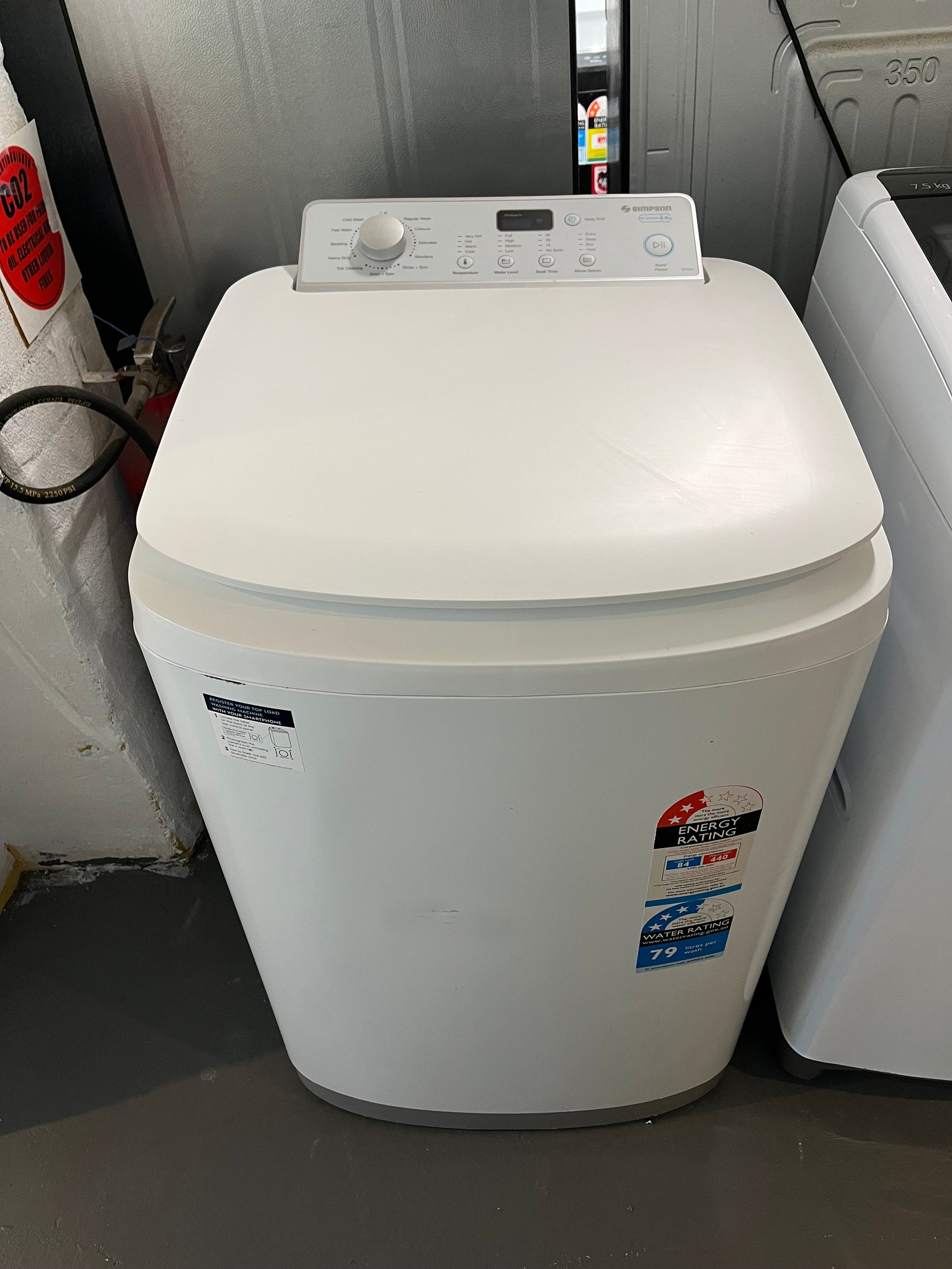 Simpson 5.5 kg top loader washer