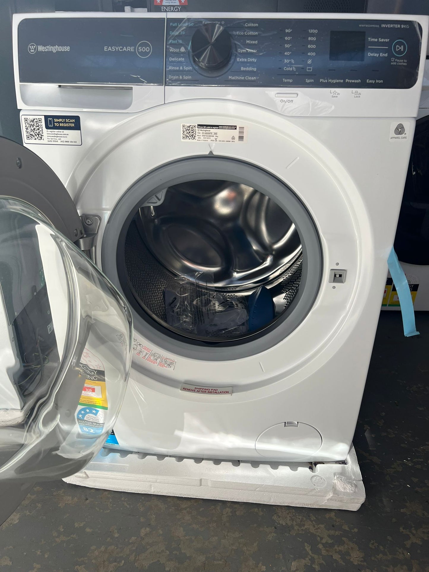 Factory Second Westinghouse 9 kg Washing Machine | ADELAIDE