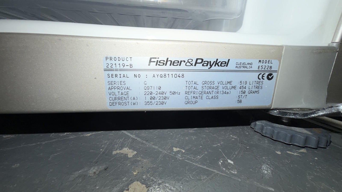 Refurbished Fisher & Paykel 519L Bottom Mount Fridge Freezer | BRISBANE