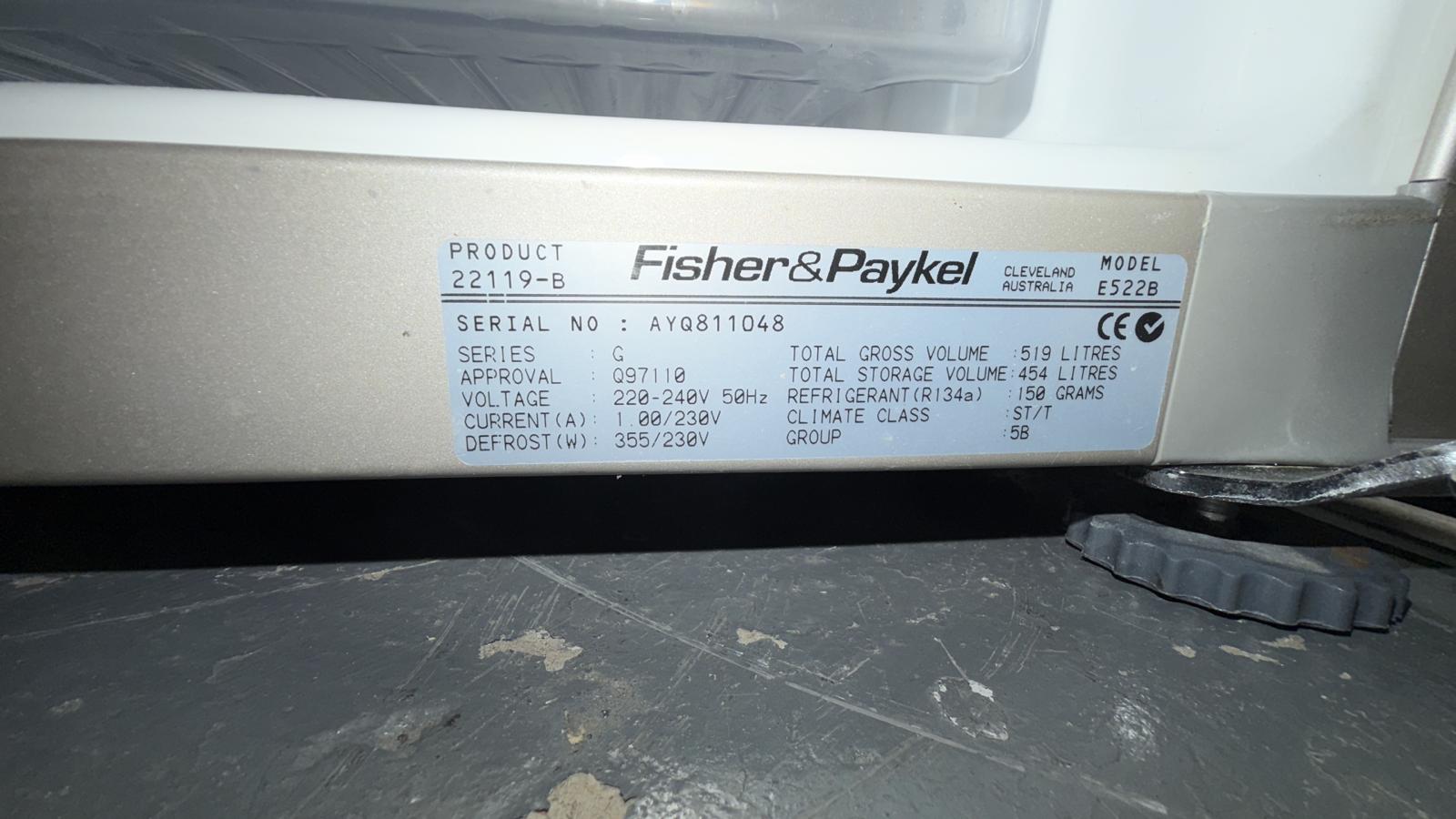 Refurbished Fisher & Paykel 519L Bottom Mount Fridge Freezer | BRISBANE