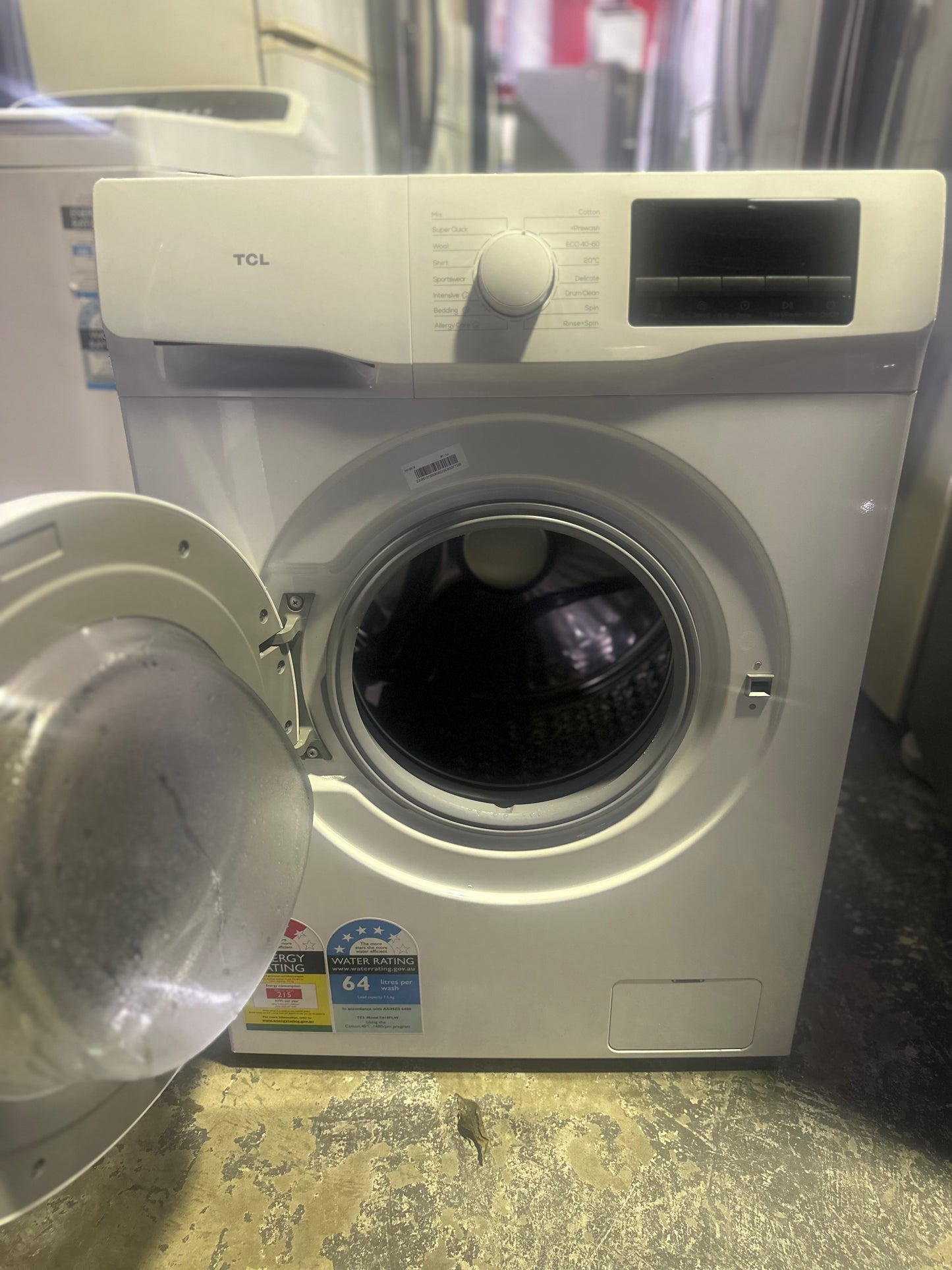 Refurbished TCL 7.5 Kgs washing machine | BRISBANE