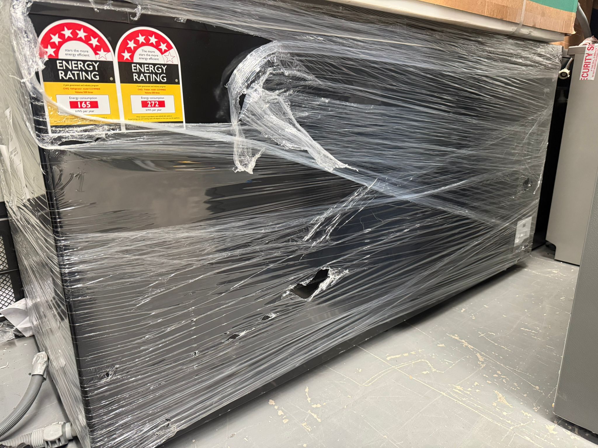 CHiQ 500L Hybrid Chest Freezer Black – CCF499B5E – Like New | MELBOURNE