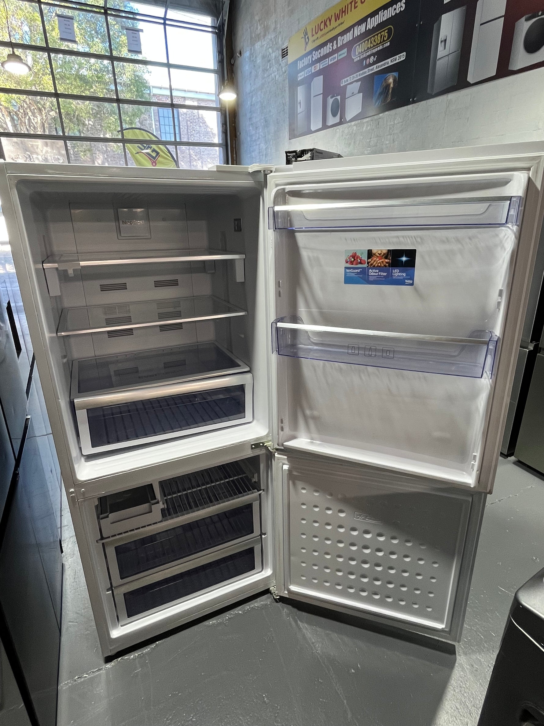 Beko 505 ltr bottom mount fridge freezer