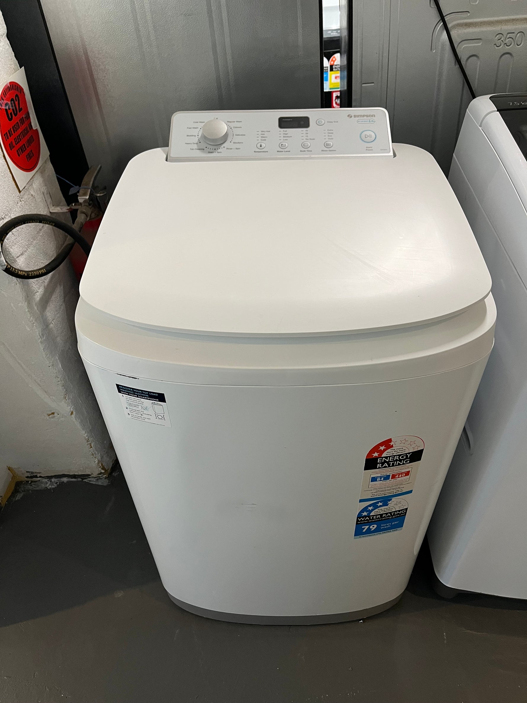 Simpson 5.5 kg top loader washer