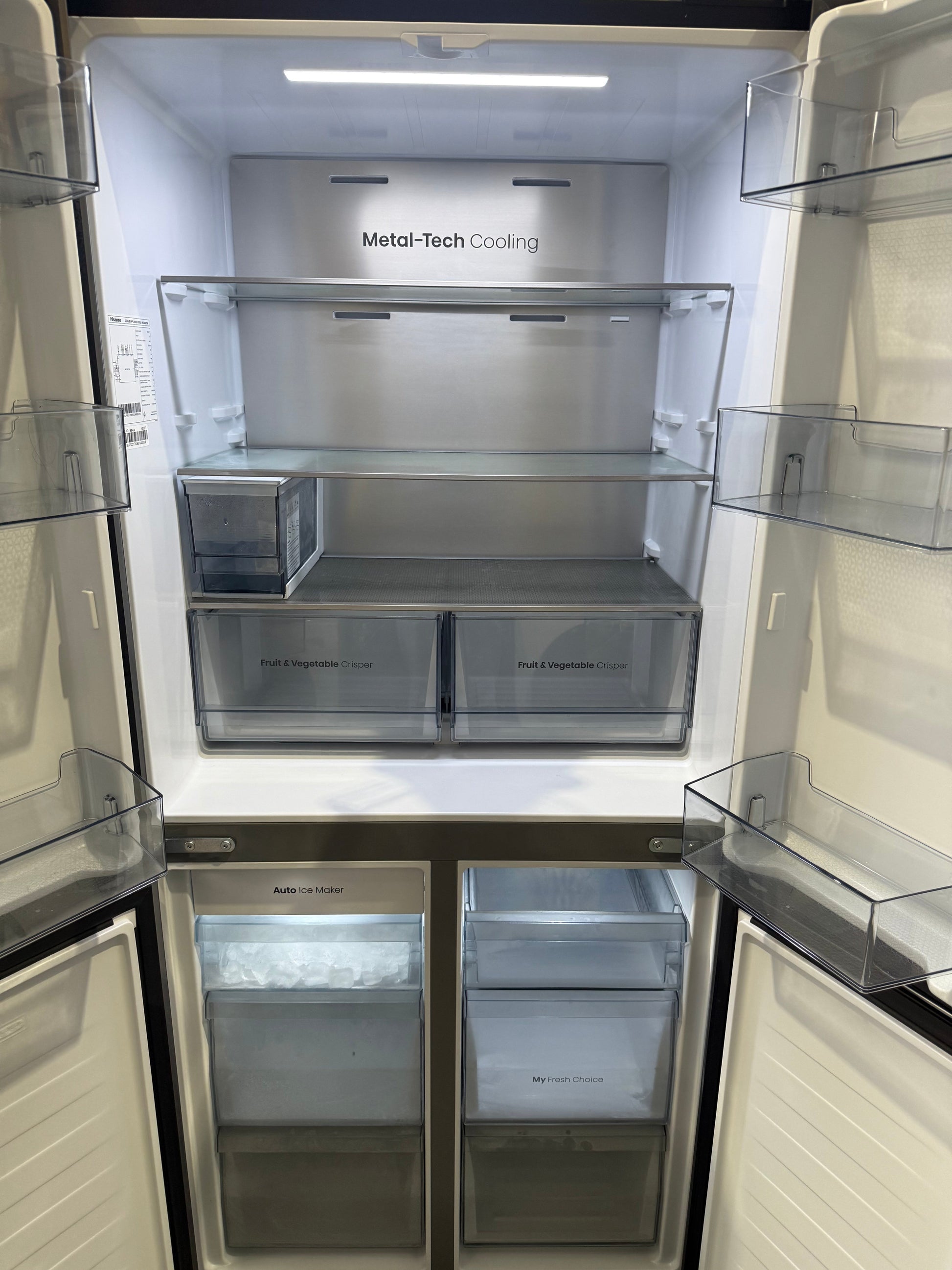 Hisense 483L French Door Fridge – Near to New | HRCD483TBW | MELBOURNE