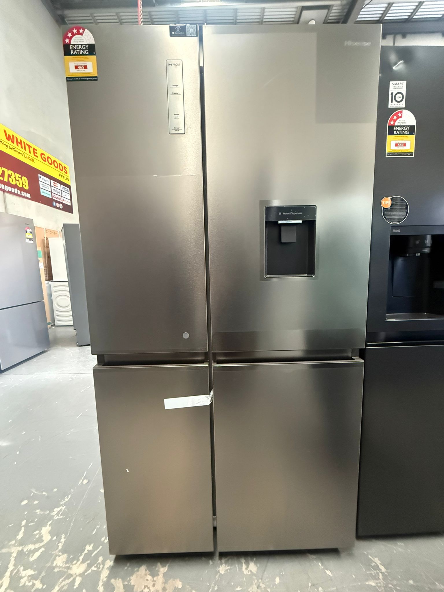 Hisense 649L Side by Side Refrigerator – HRSBS649SW – Like New | MELBOURNE