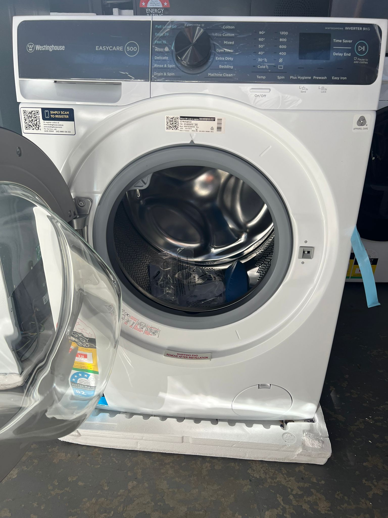 Factory Second Westinghouse 9 kg Washing Machine | ADELAIDE