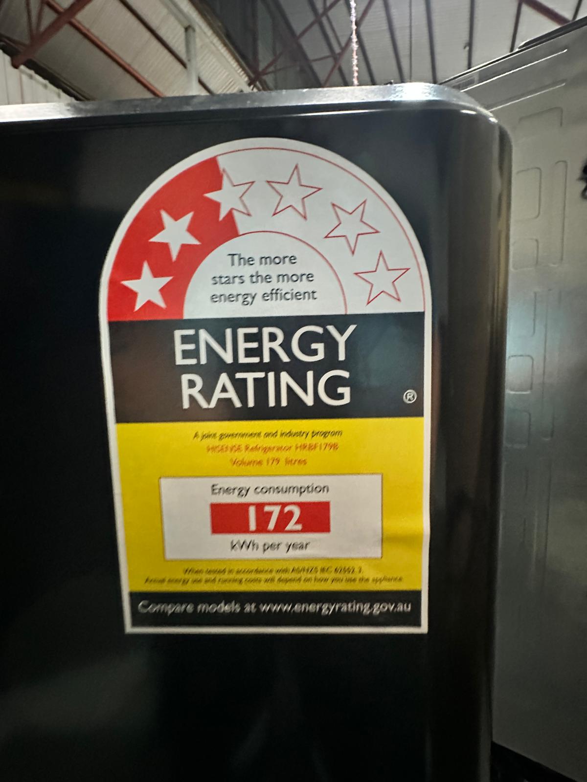 Refurbished Hisense 179L Bar Fridge | ADELAIDE